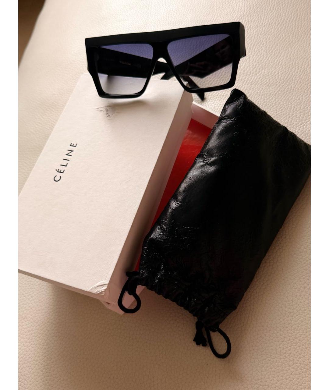 CELINE Черные солнцезащитные очки, фото 9