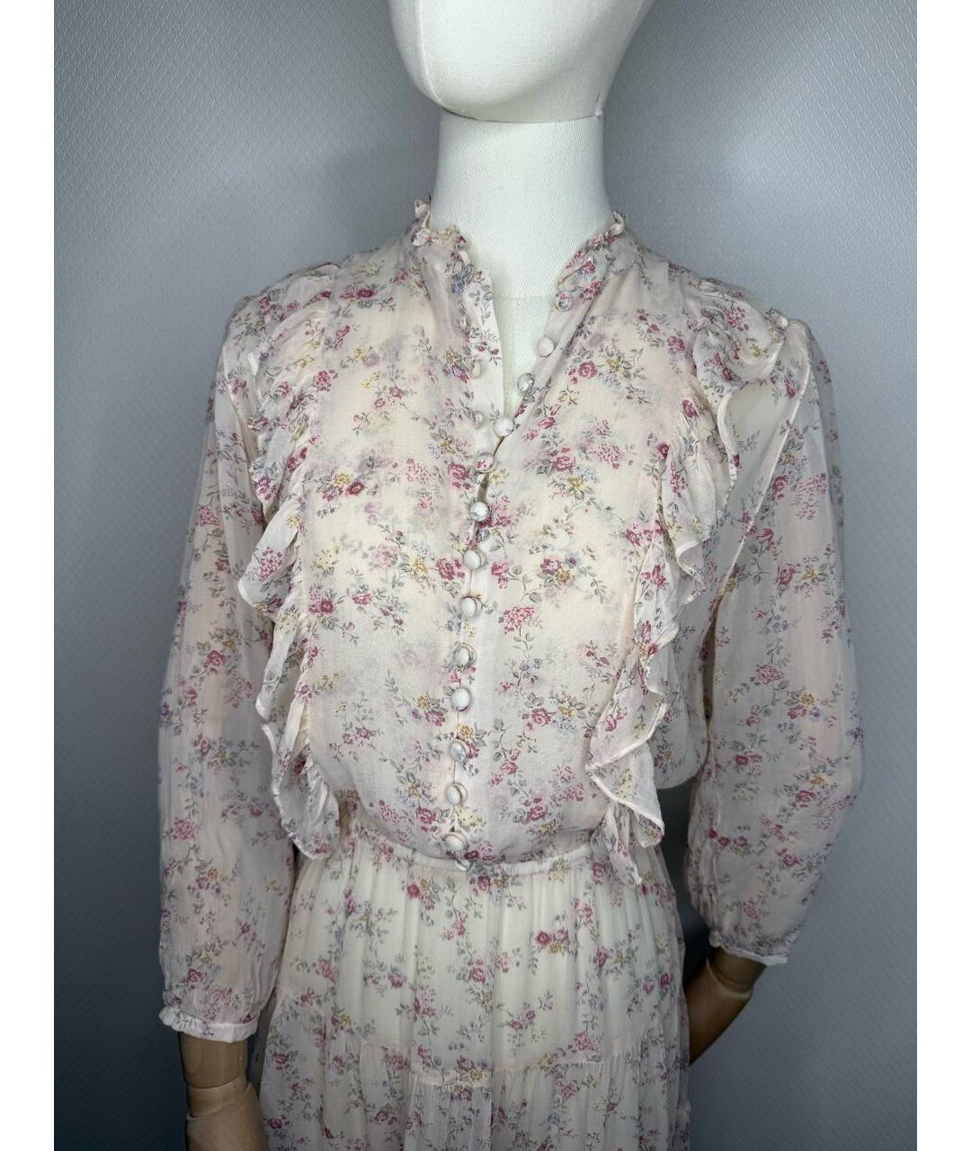 POLO RALPH LAUREN Мульти вискозное повседневное платье, фото 3