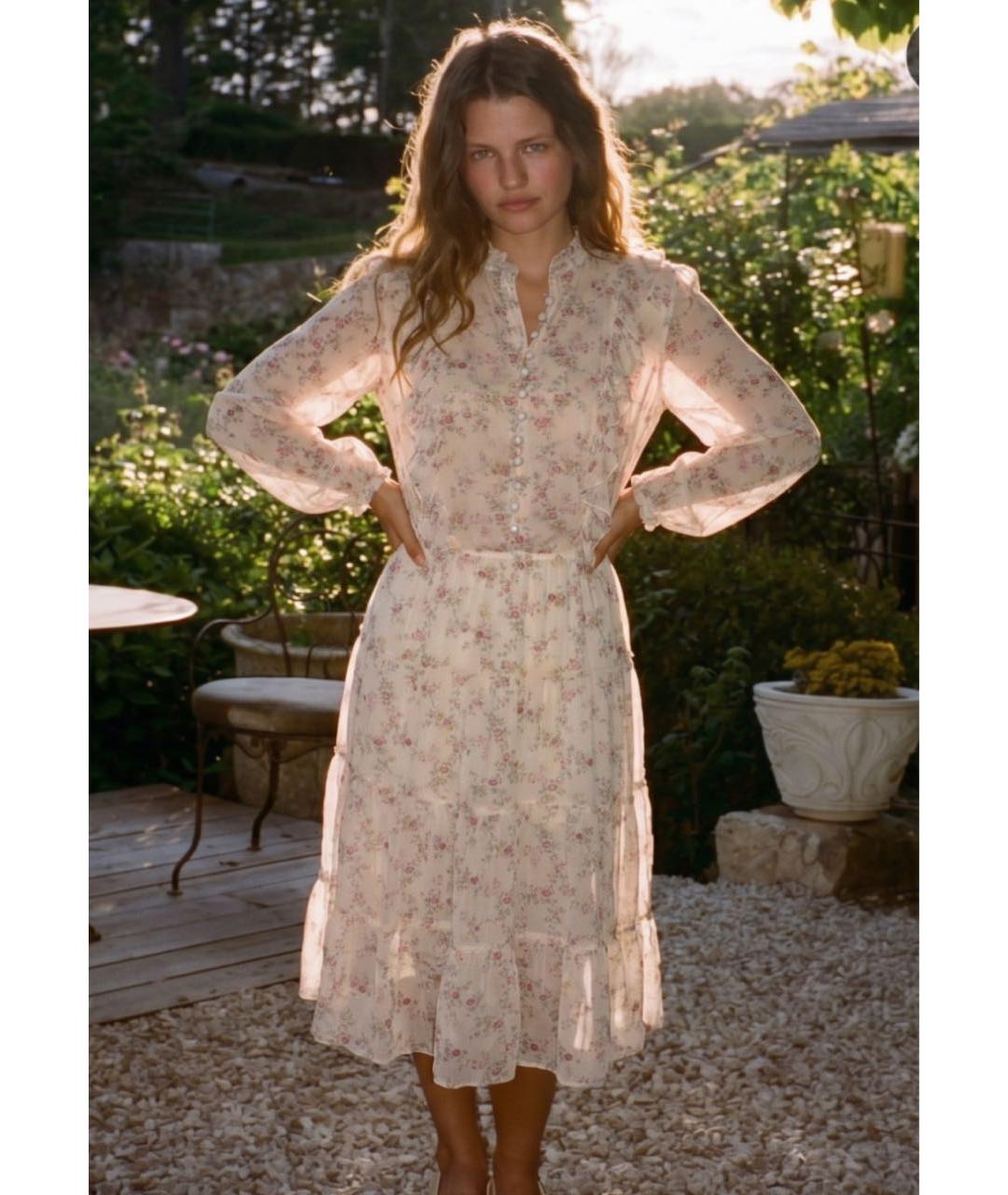 POLO RALPH LAUREN Мульти вискозное повседневное платье, фото 9