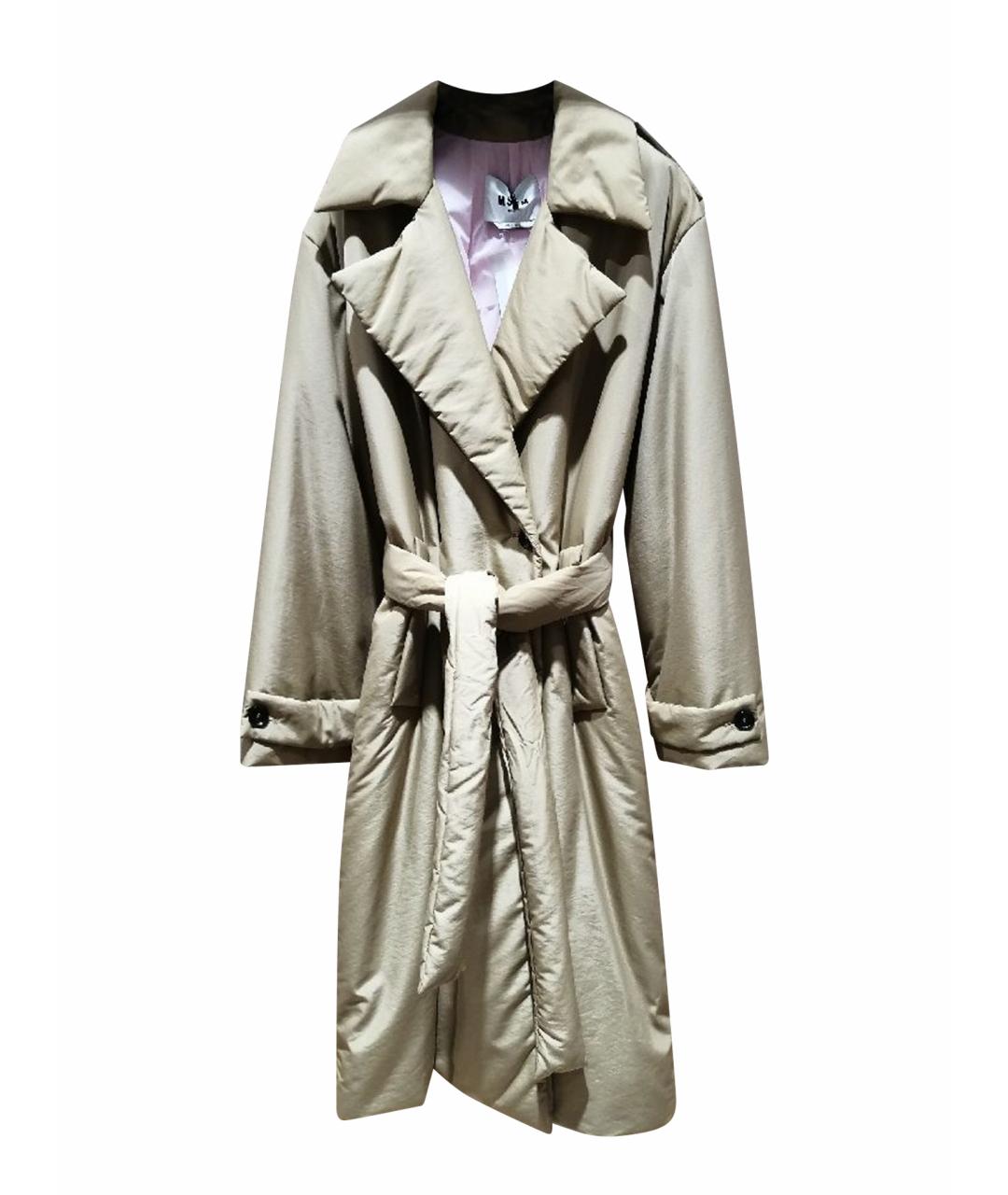 MSGM Бежевое пальто, фото 1