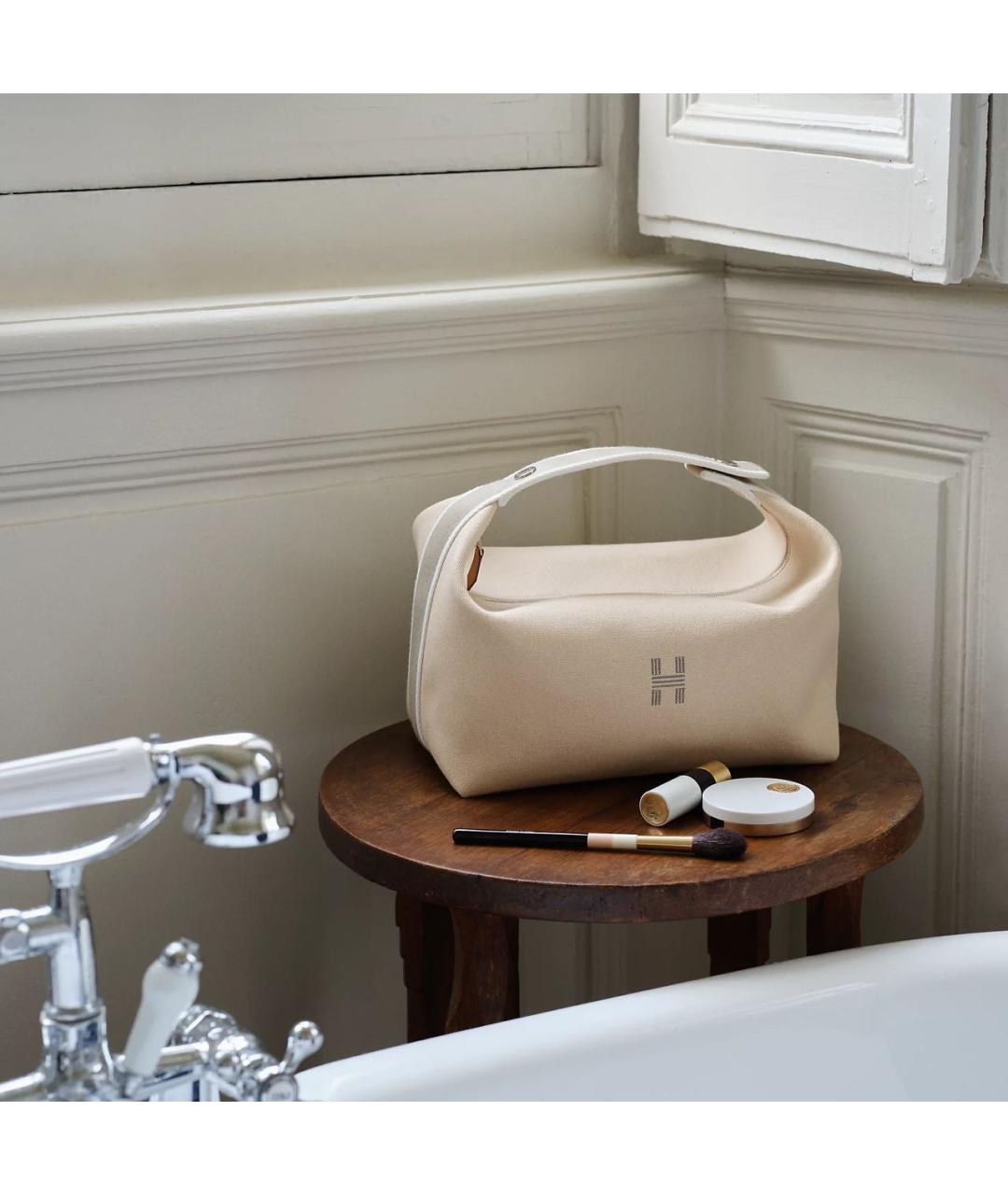 HERMES Хлопковая сумка с короткими ручками, фото 4