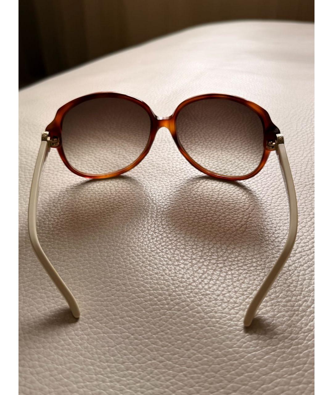 CHRISTIAN DIOR Бежевые солнцезащитные очки, фото 2