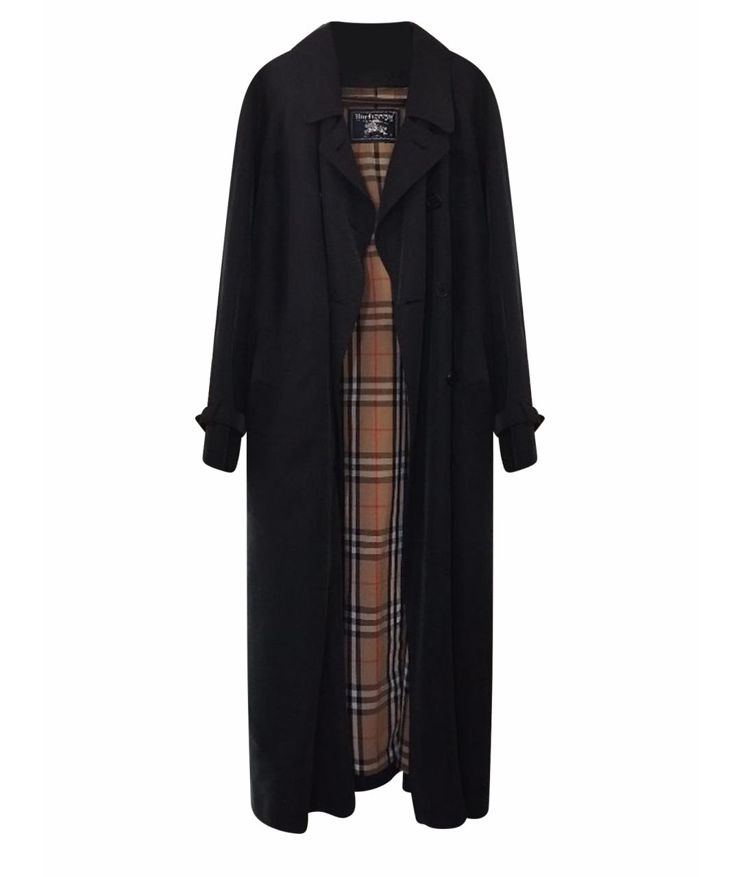 BURBERRY Зеленый вискозный тренч/плащ, фото 1