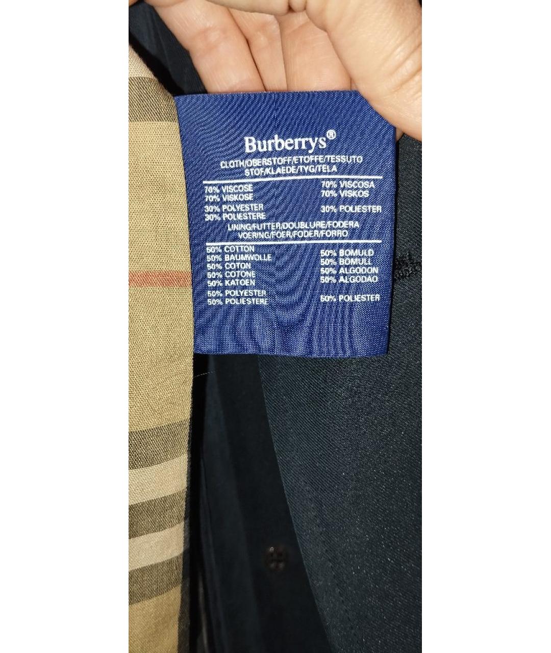 BURBERRY Зеленый вискозный тренч/плащ, фото 8