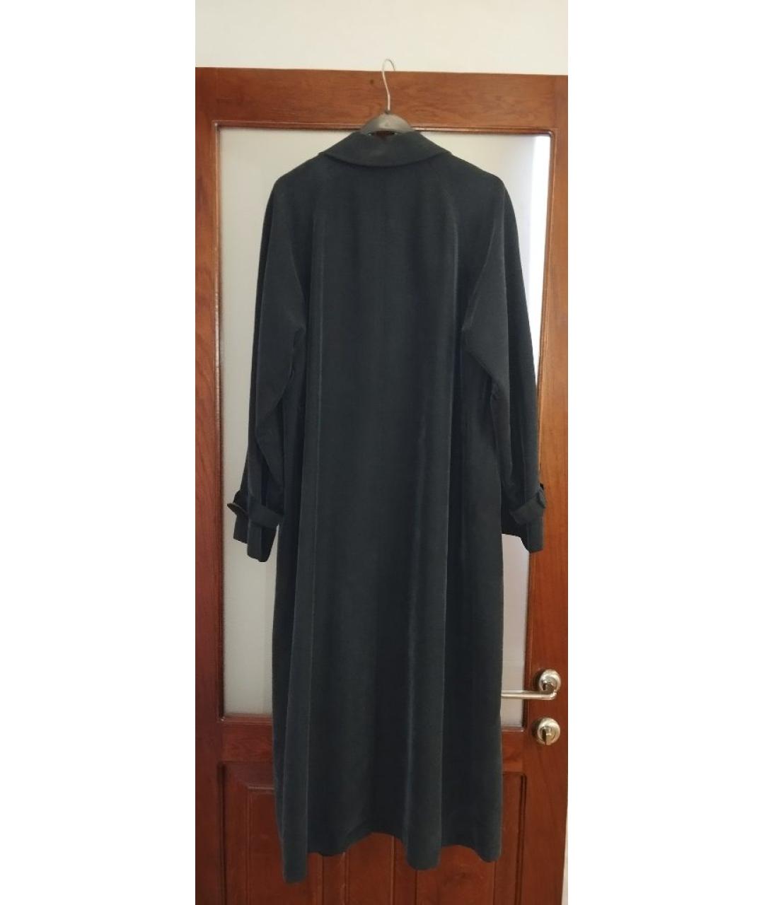 BURBERRY Зеленый вискозный тренч/плащ, фото 2