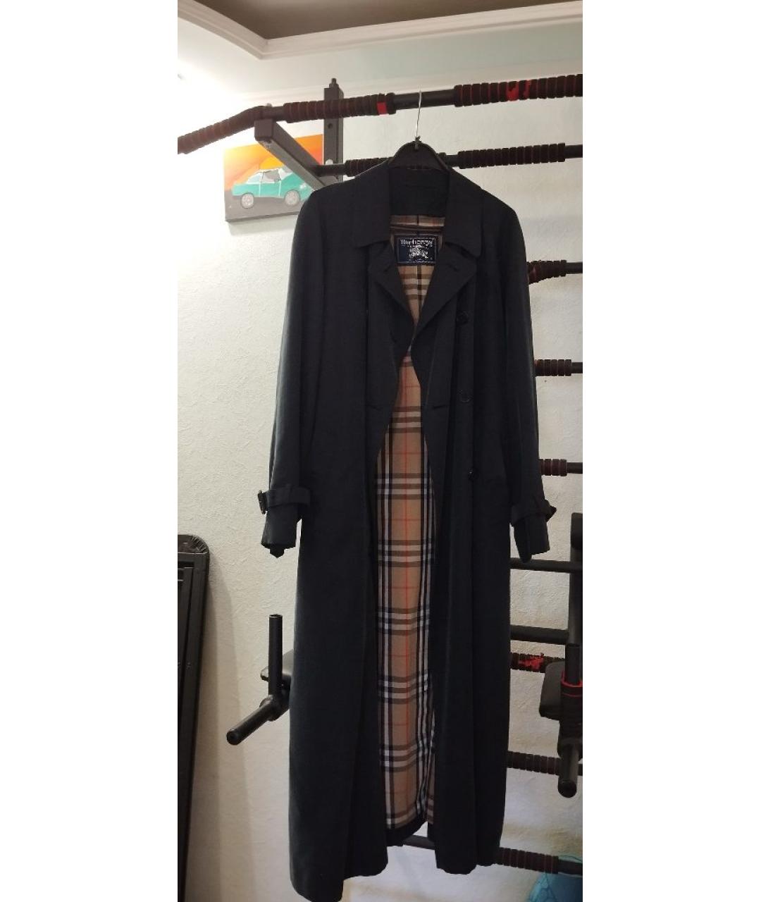 BURBERRY Зеленый вискозный тренч/плащ, фото 10