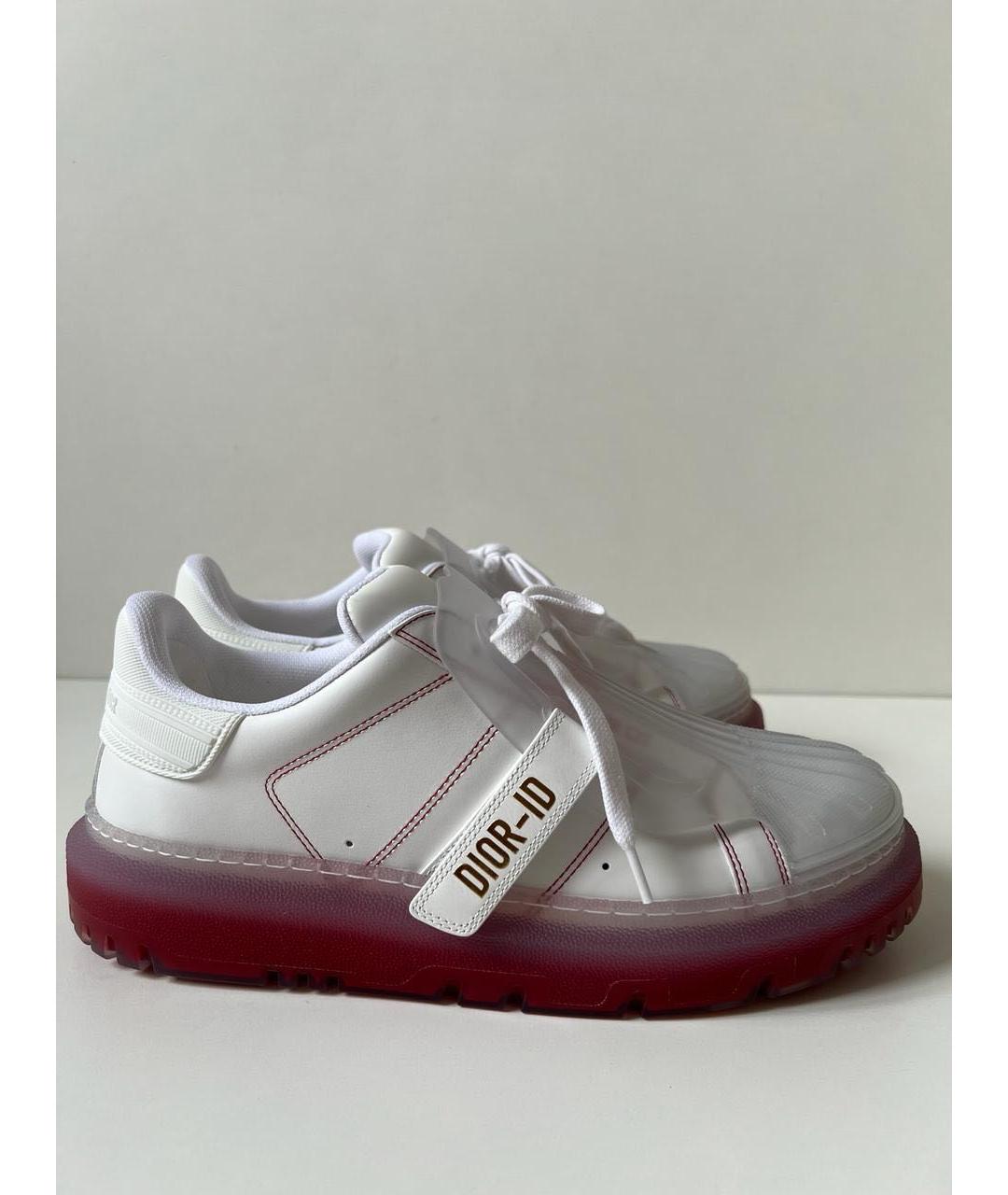 CHRISTIAN DIOR Белые кожаные кеды, фото 8