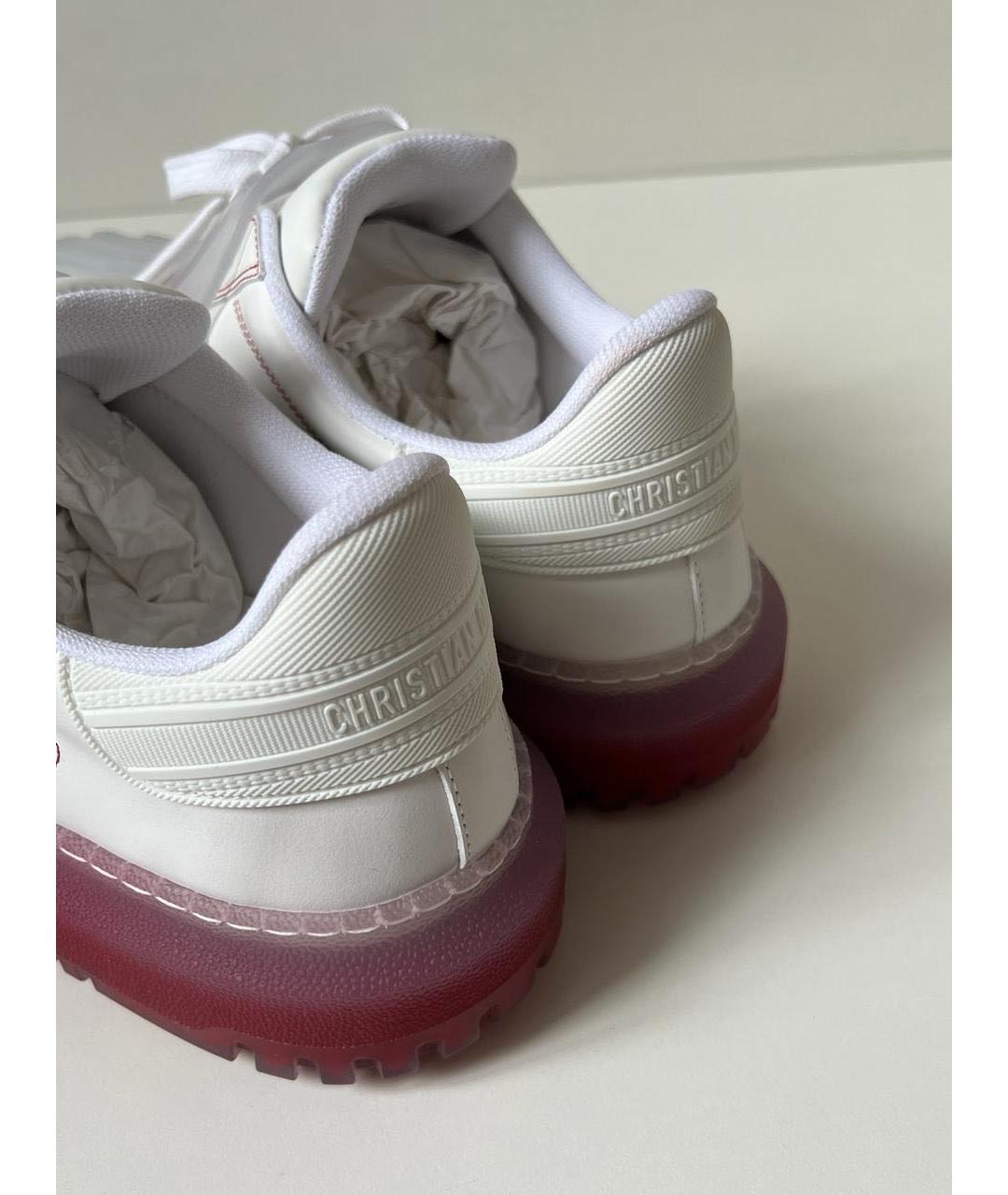 CHRISTIAN DIOR Белые кожаные кеды, фото 3