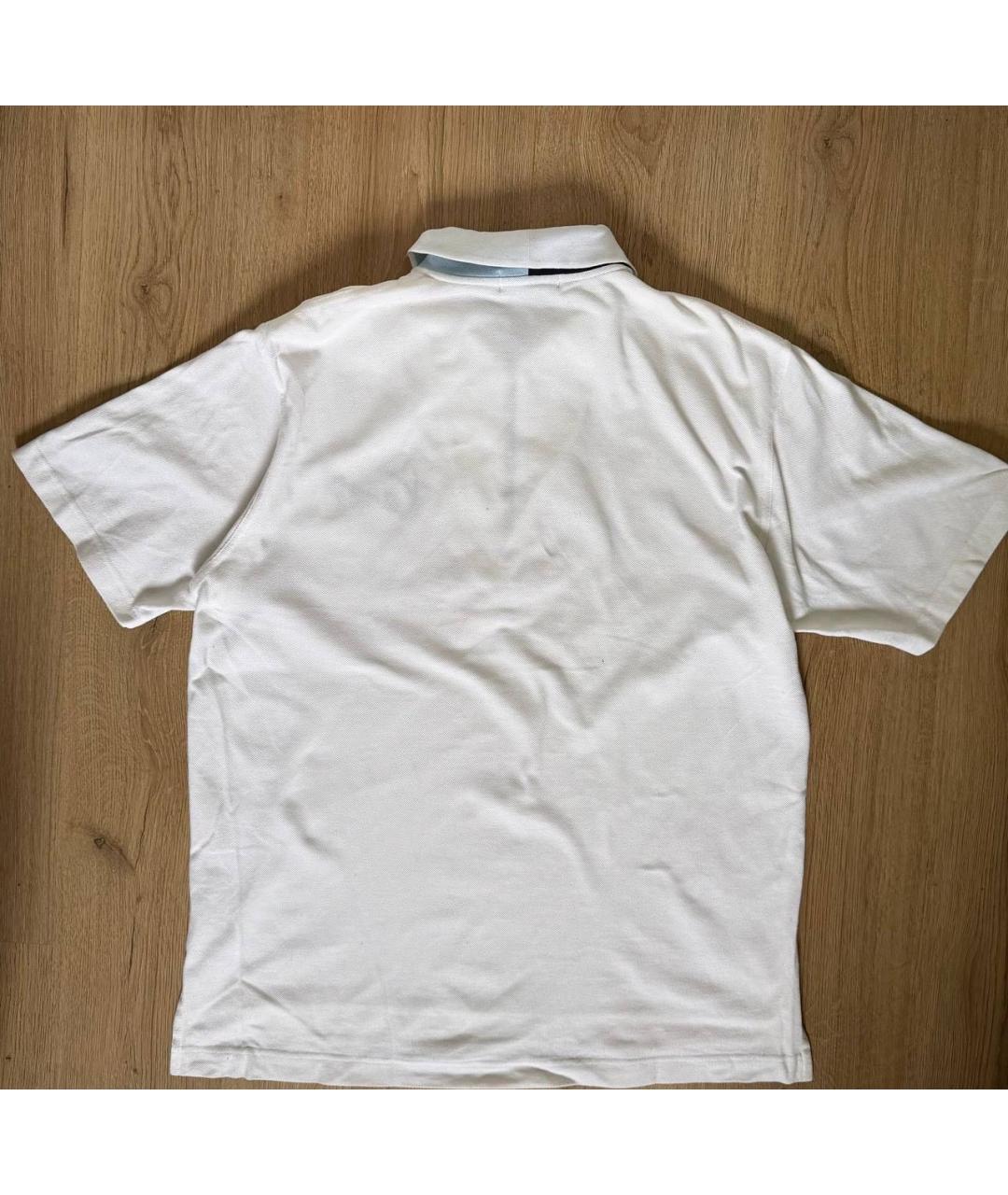 KENZO Белое хлопковое поло с коротким рукавом, фото 2
