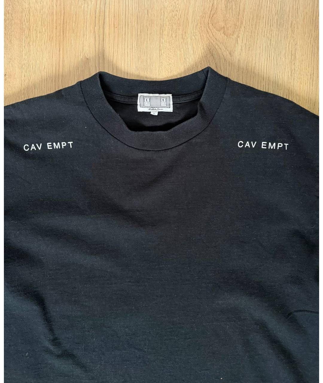 CAV EMPT Черная хлопковая футболка, фото 3