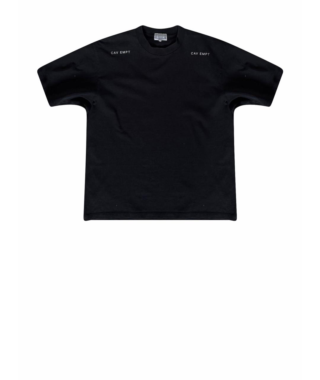 CAV EMPT Черная хлопковая футболка, фото 1