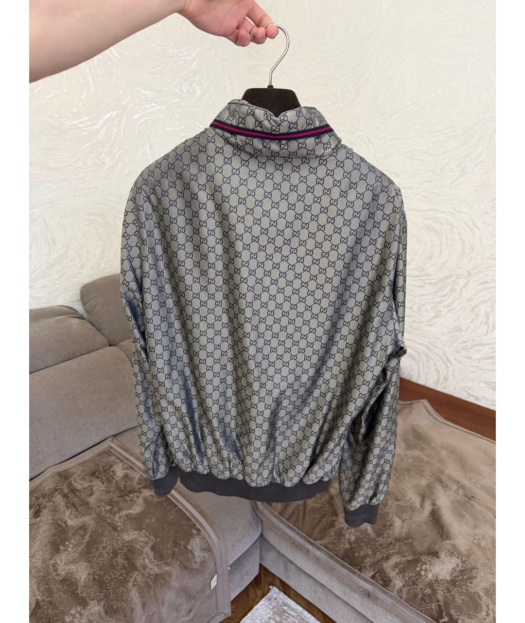 GUCCI Коричневая шелковая куртка, фото 2