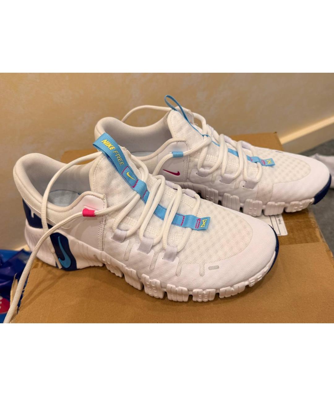 NIKE Белые низкие кроссовки / кеды, фото 2