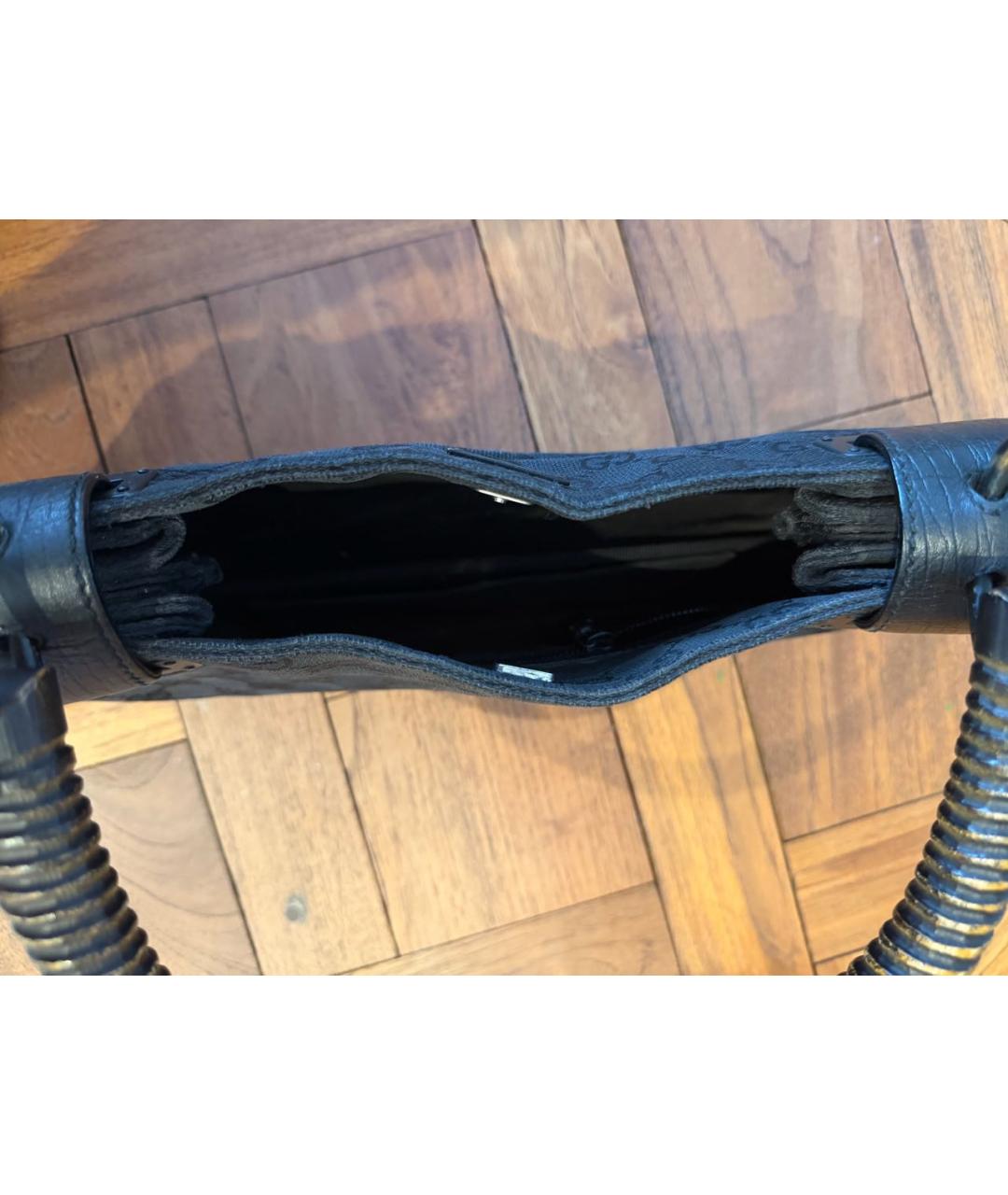 GUCCI Черная сумка с короткими ручками, фото 4