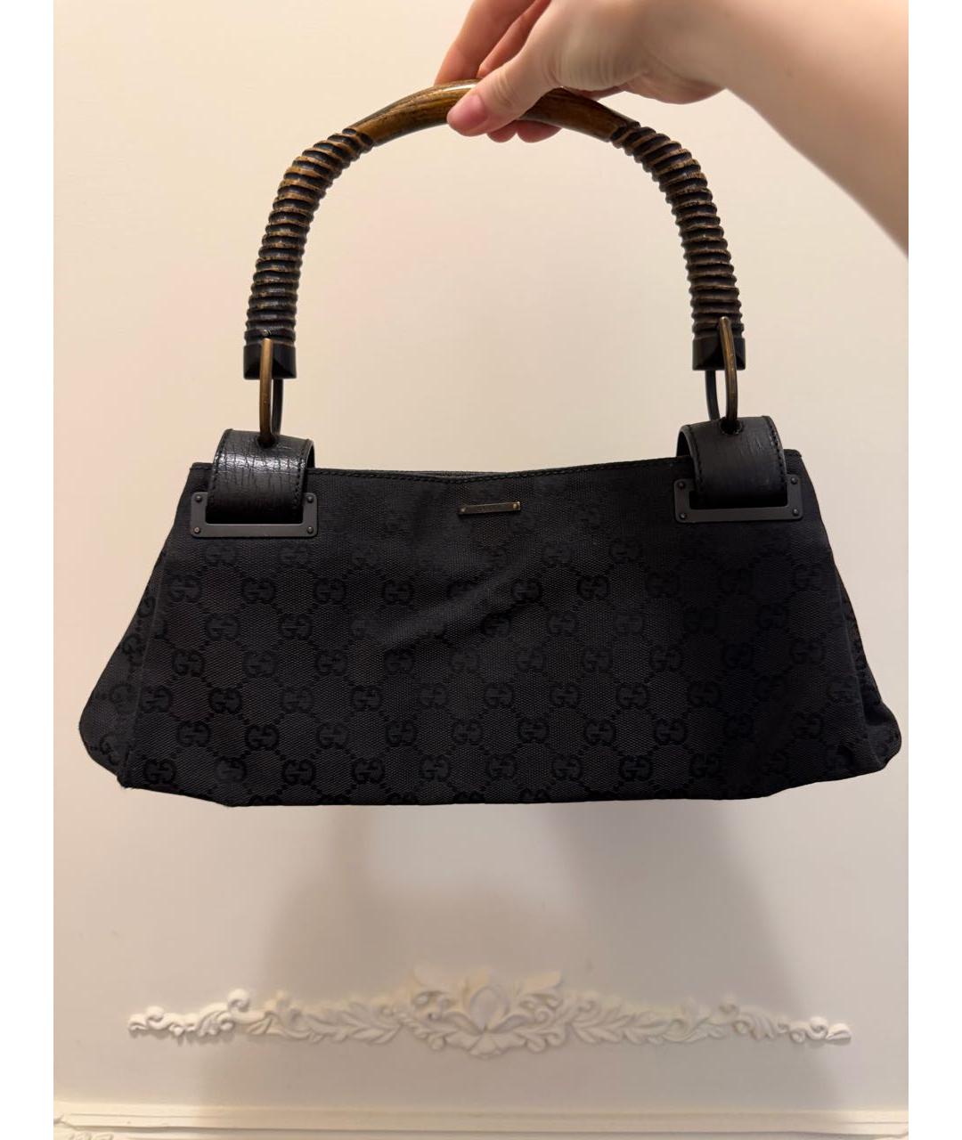 GUCCI Черная сумка с короткими ручками, фото 5