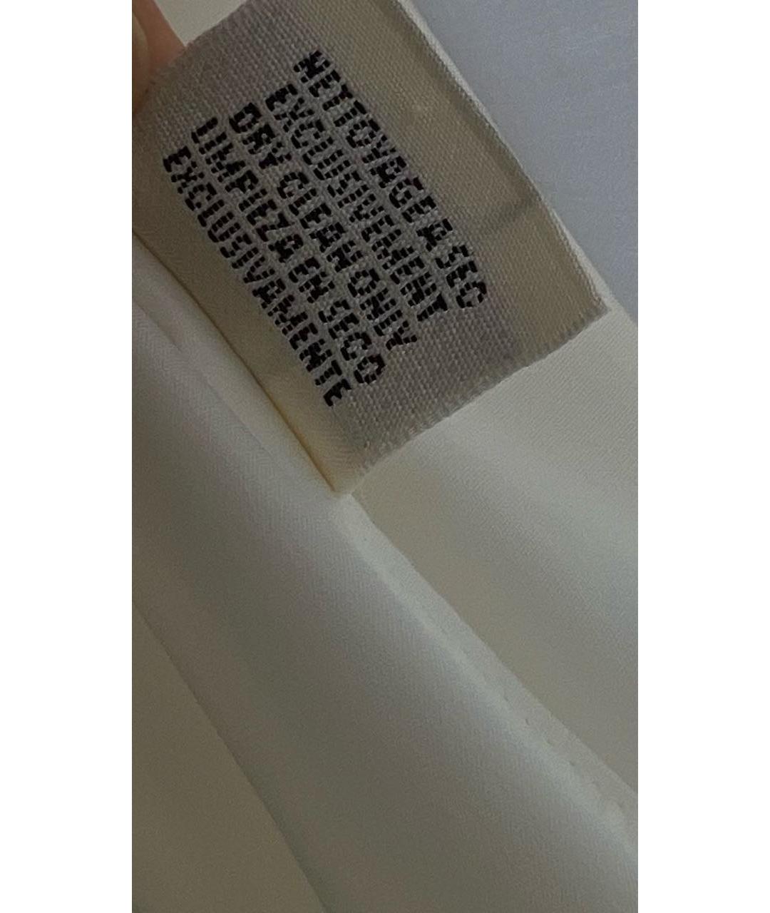 HERMES Белая хлопковая рубашка, фото 6