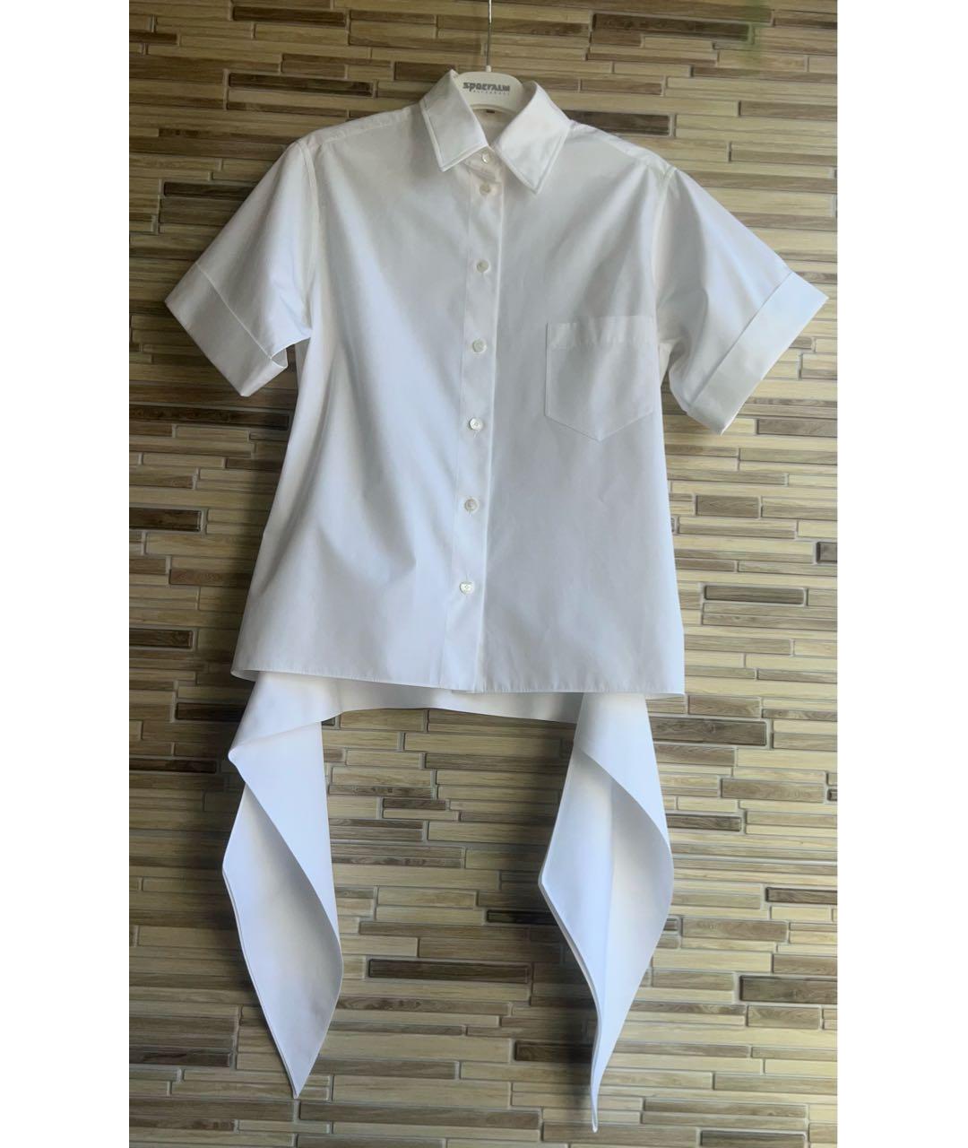 HERMES Белая хлопковая рубашка, фото 3