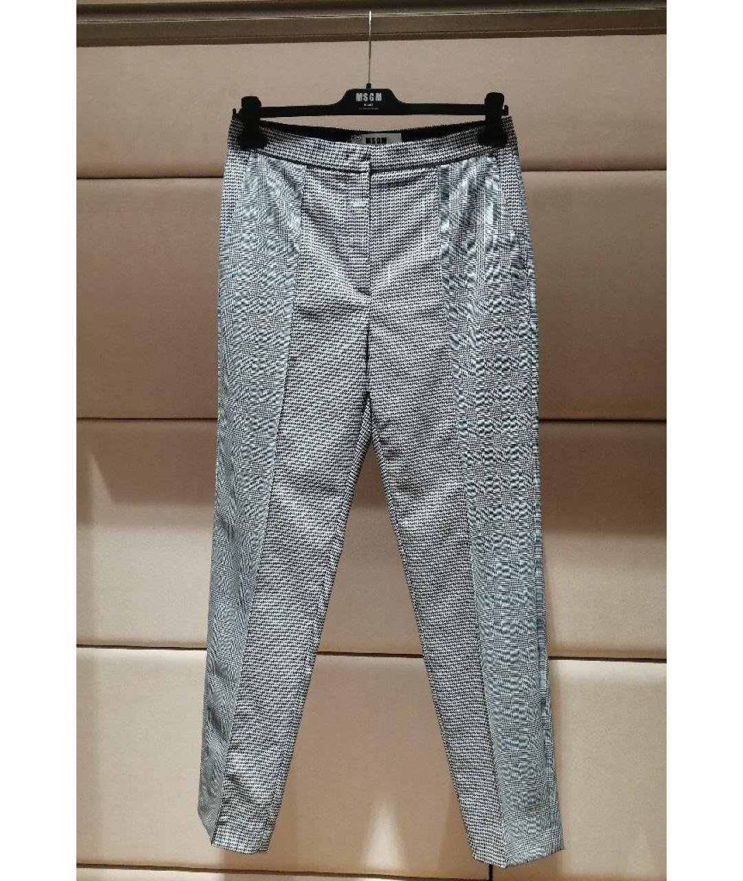 MSGM Серые брюки узкие, фото 3