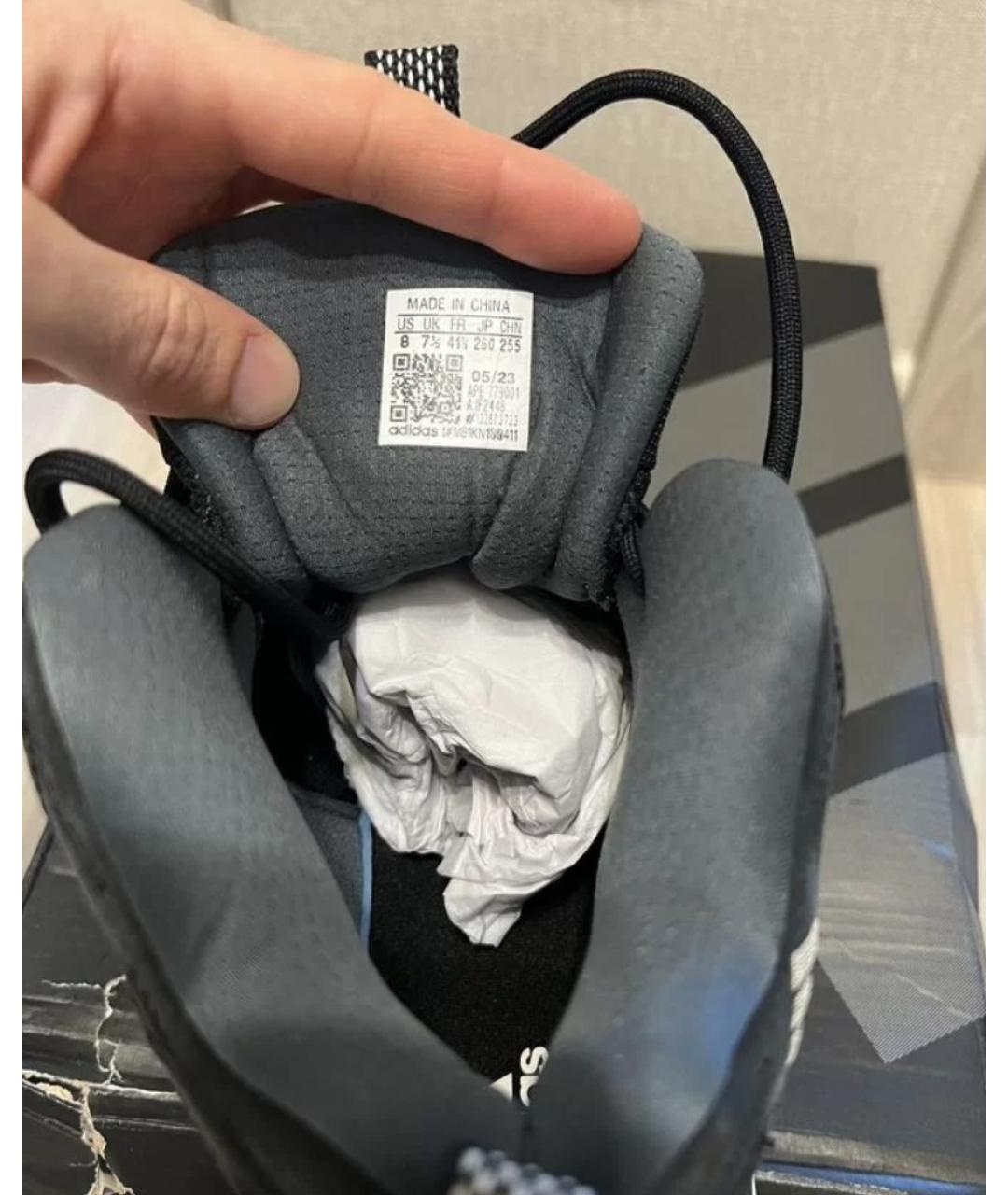 ADIDAS Синие высокие кроссовки / кеды, фото 3