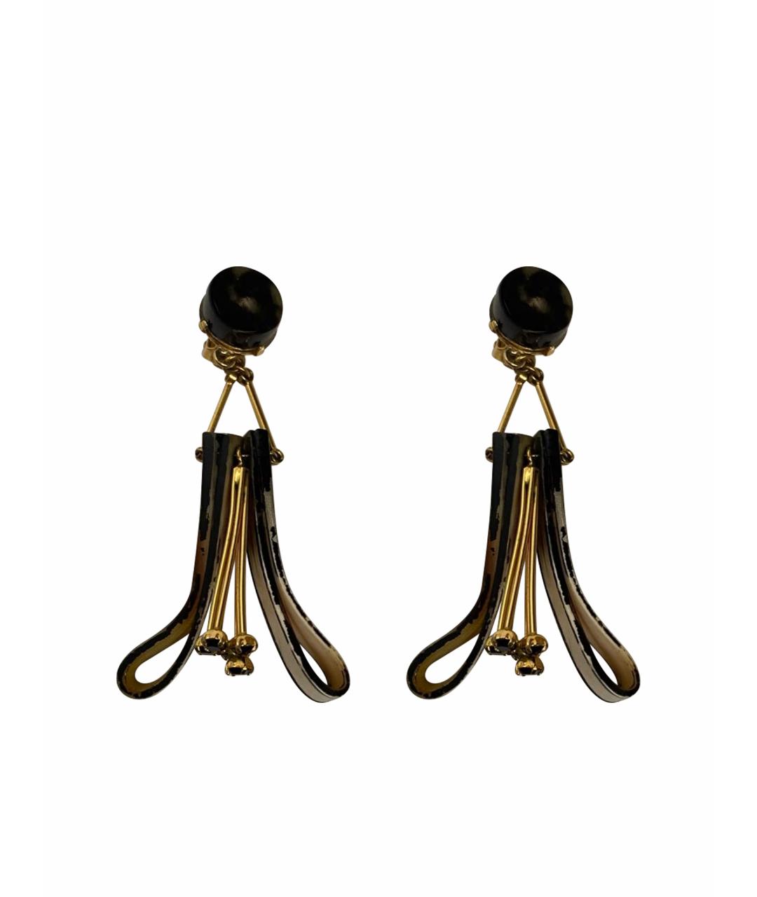 MARNI Черные металлические клипсы, фото 1