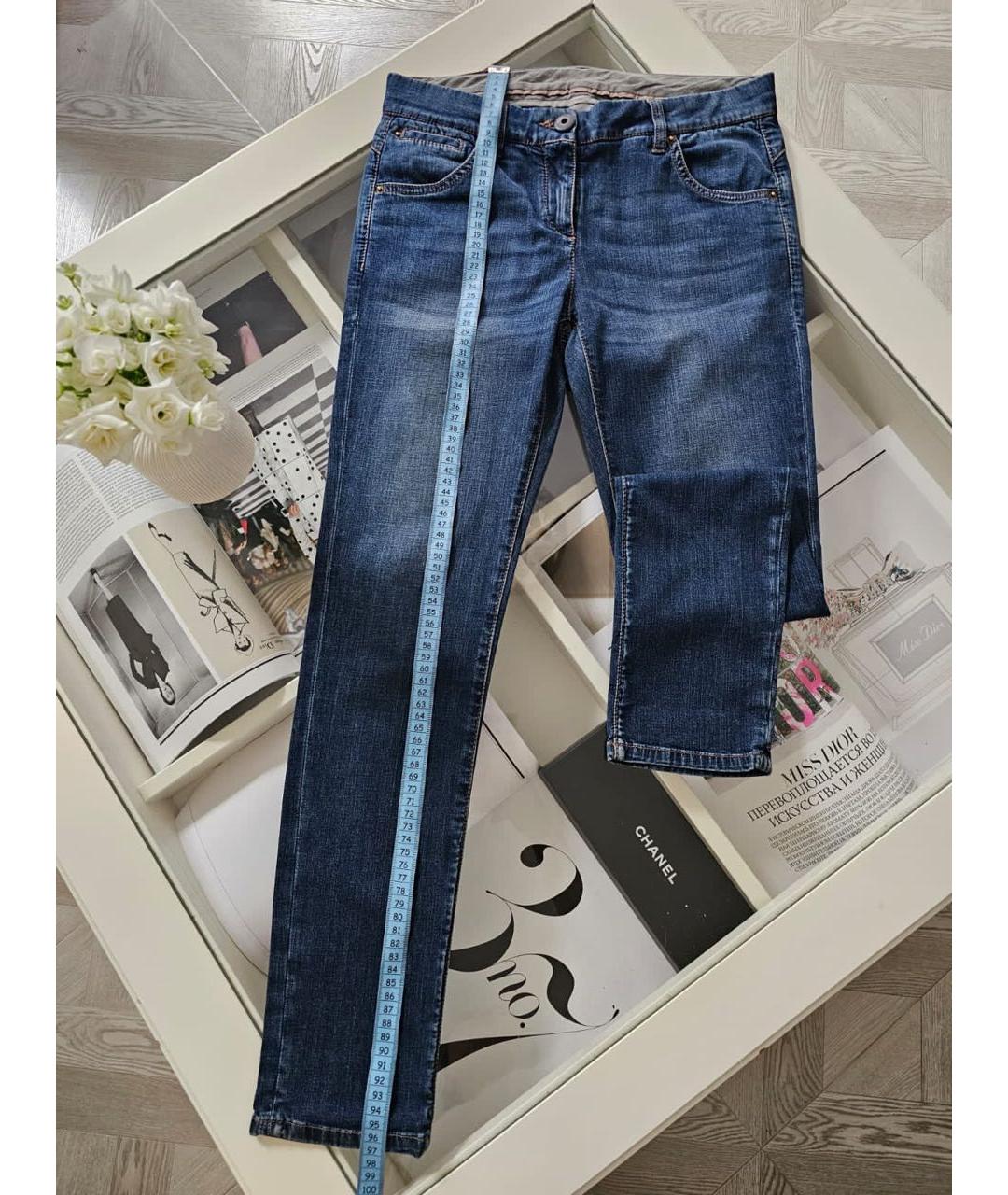 BRUNELLO CUCINELLI Хлопковые джинсы слим, фото 8