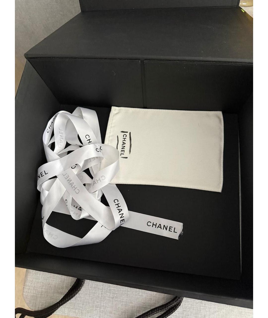 CHANEL Черная кожаная сумка через плечо, фото 7