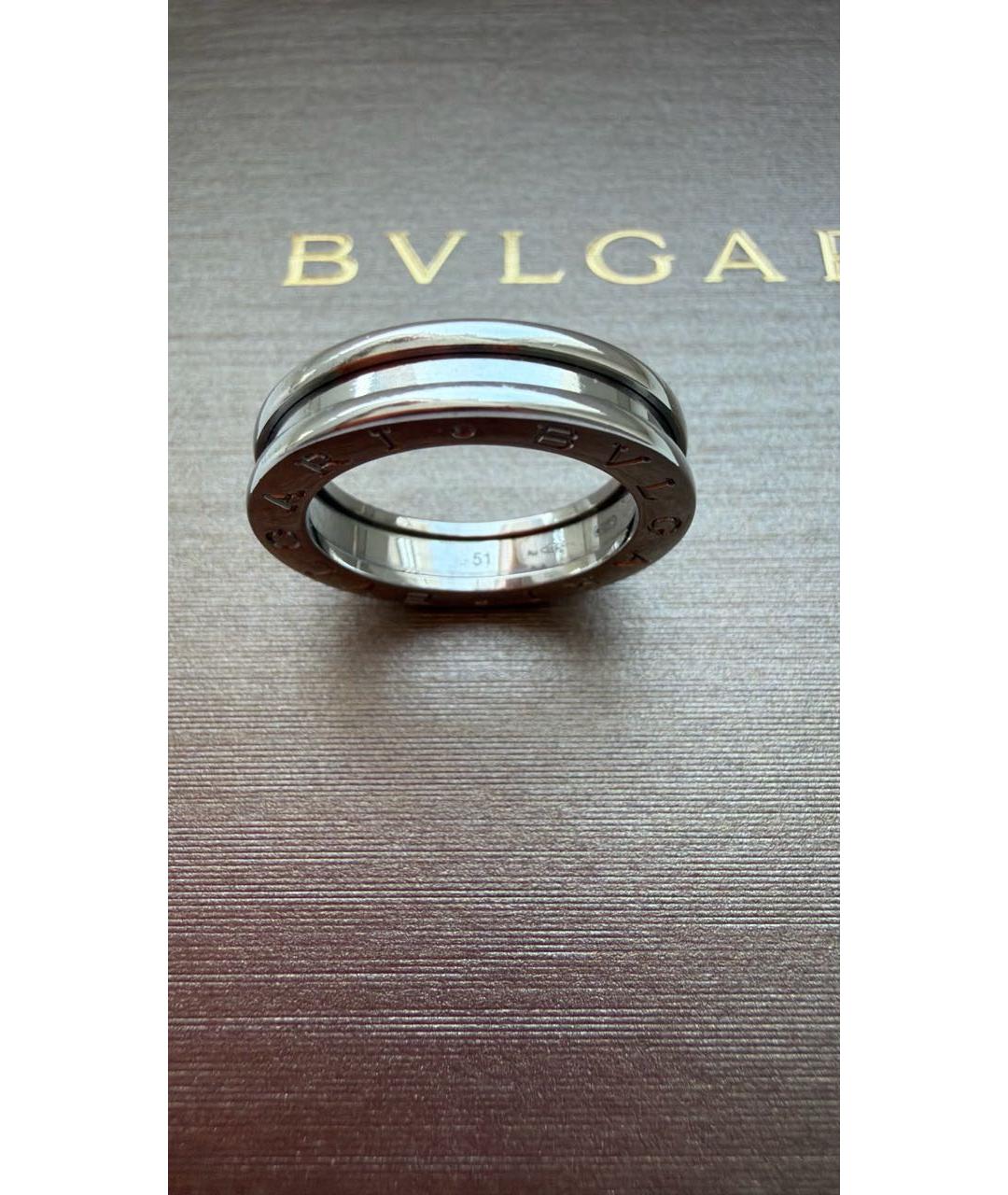 BVLGARI Серебряное кольцо из белого золота, фото 3