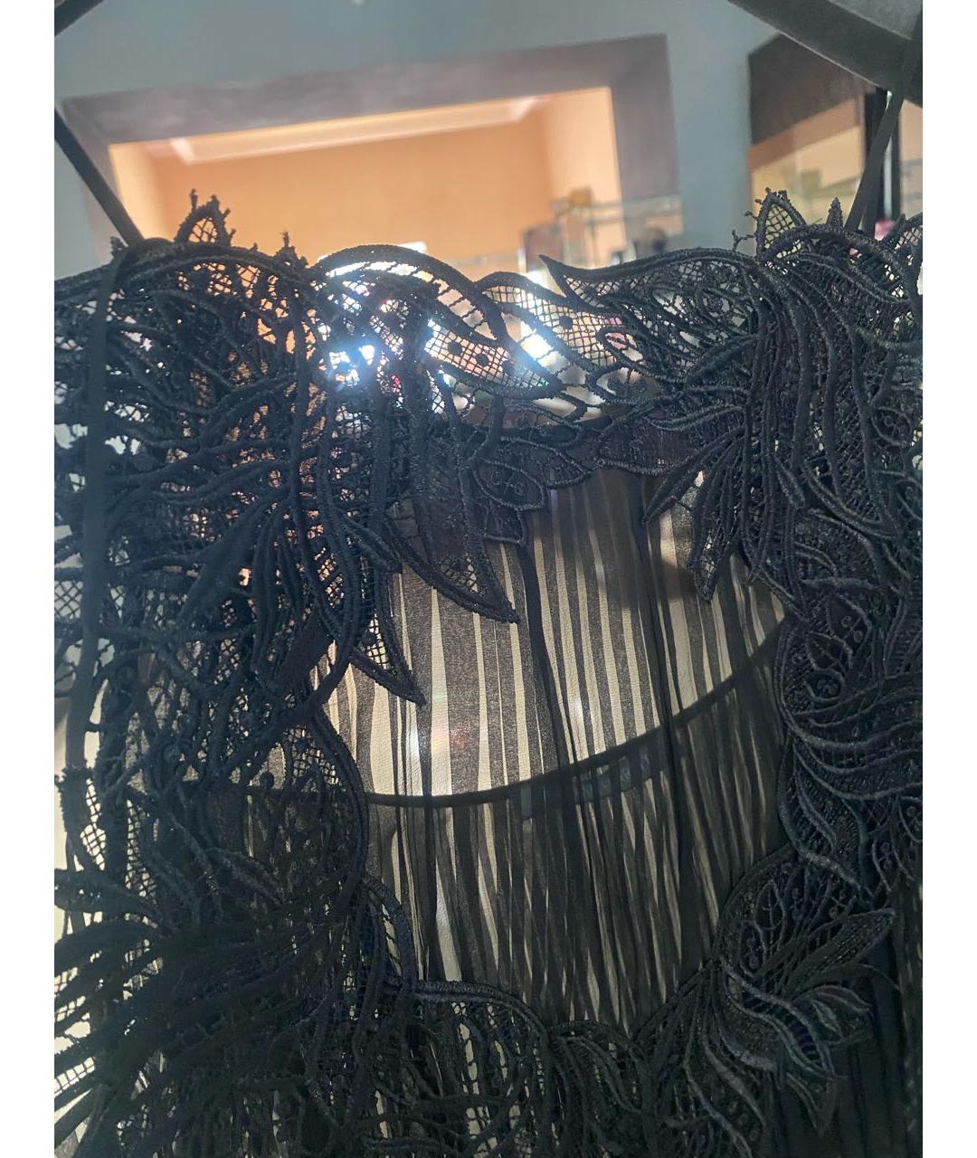 ALBERTA FERRETTI Черная блузы, фото 2