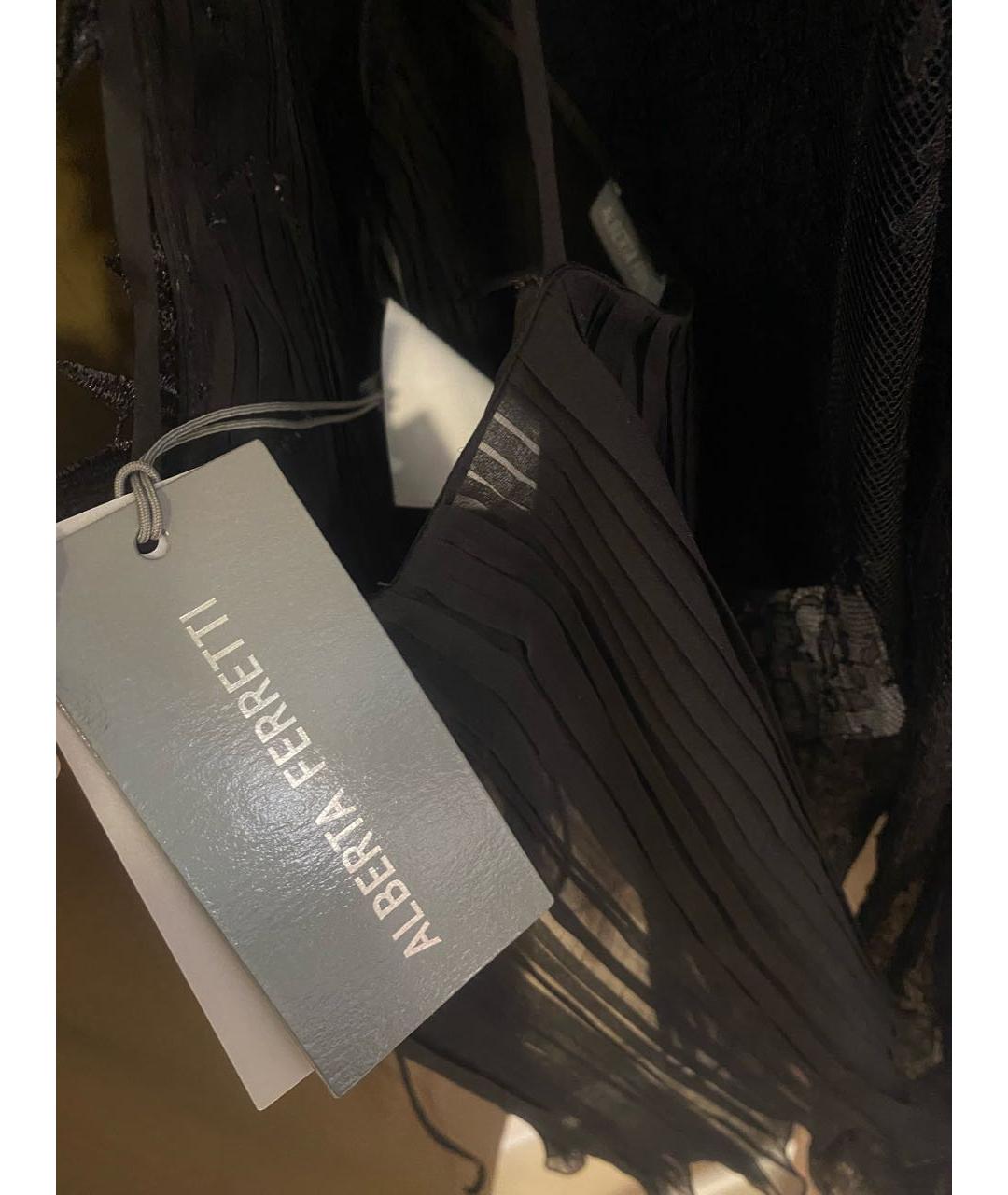 ALBERTA FERRETTI Черная блузы, фото 4