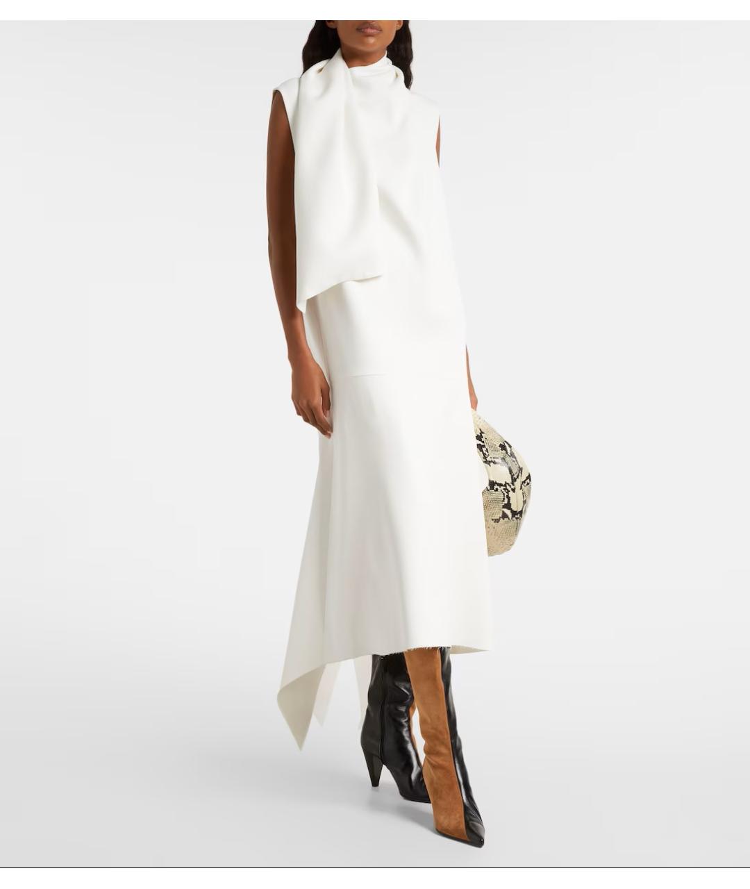 KHAITE Белое коктейльное платье, фото 3