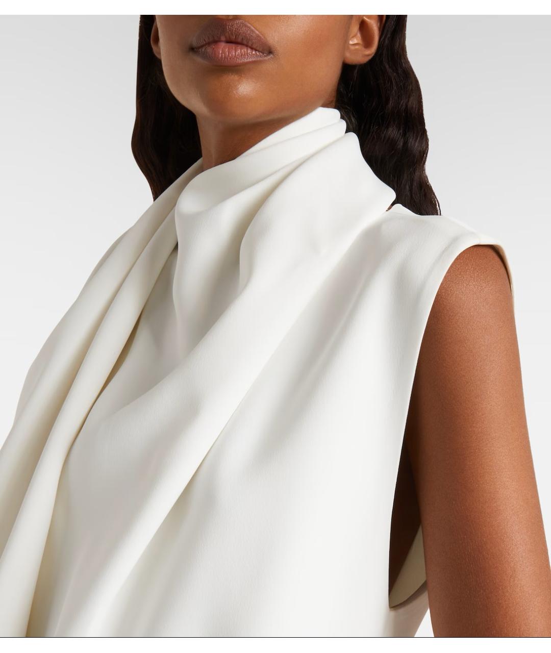 KHAITE Белое коктейльное платье, фото 2