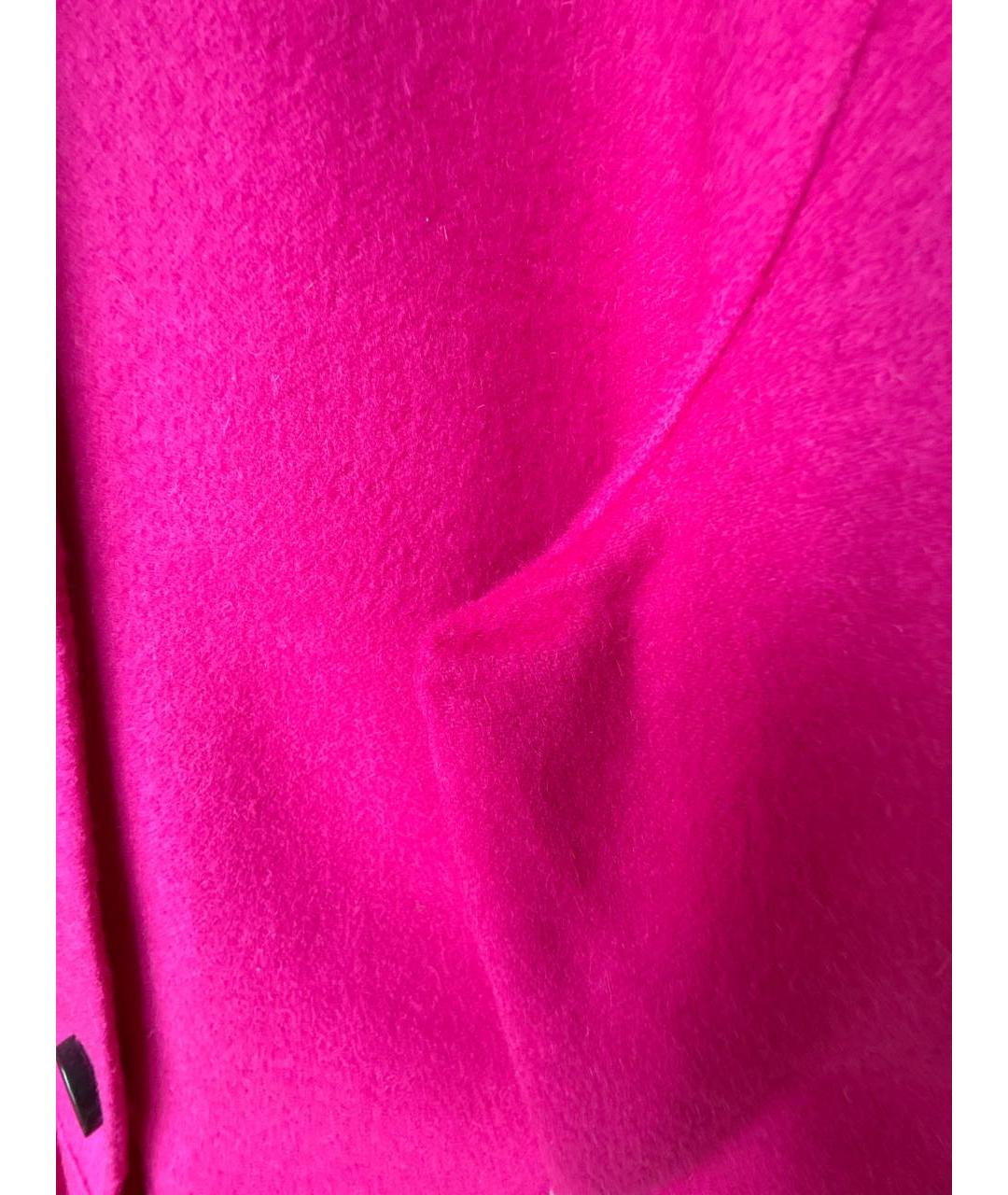 LES COPAINS Фуксия шерстяное пальто, фото 6