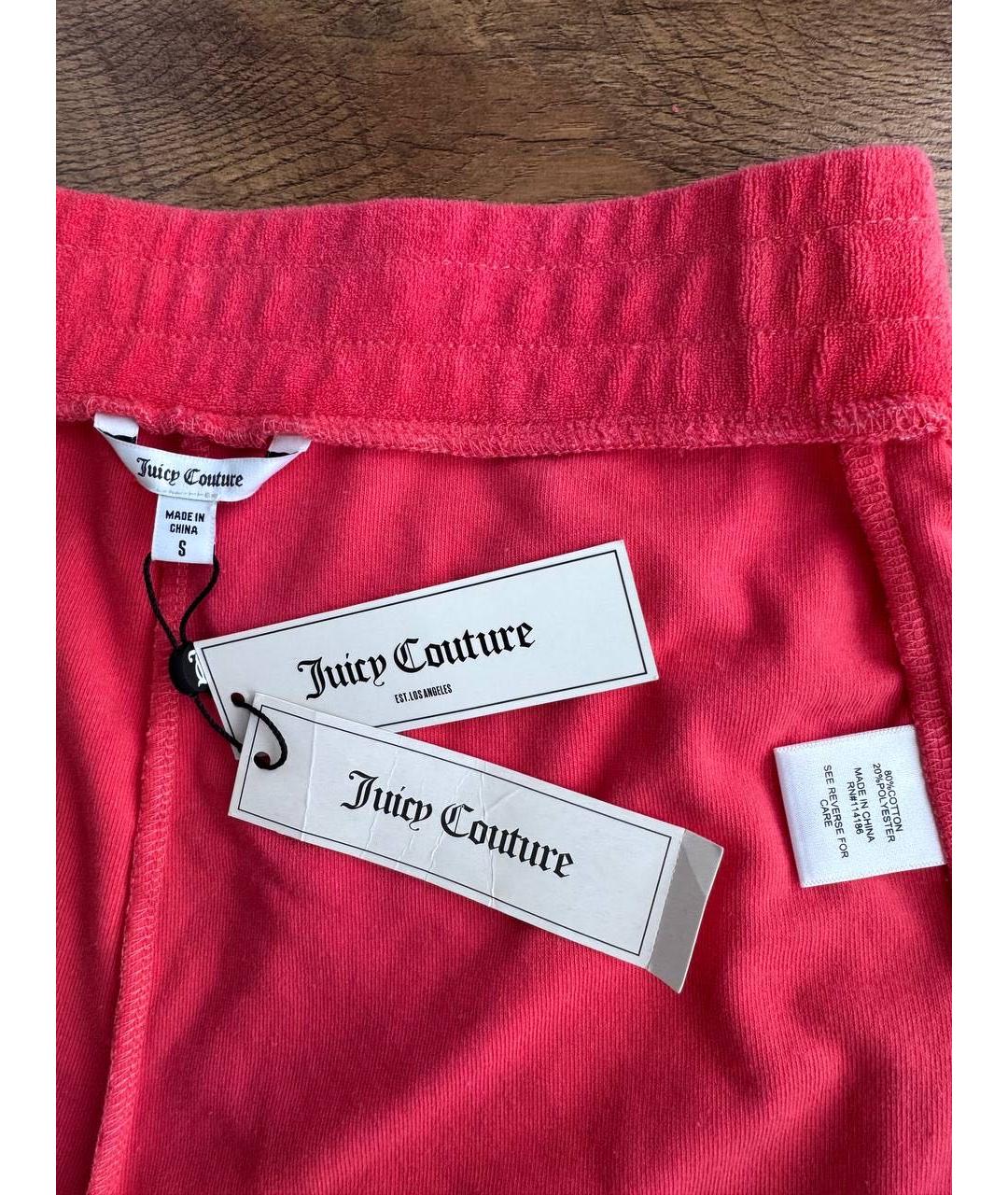 JUICY COUTURE Оранжевое хлопковые шорты, фото 5