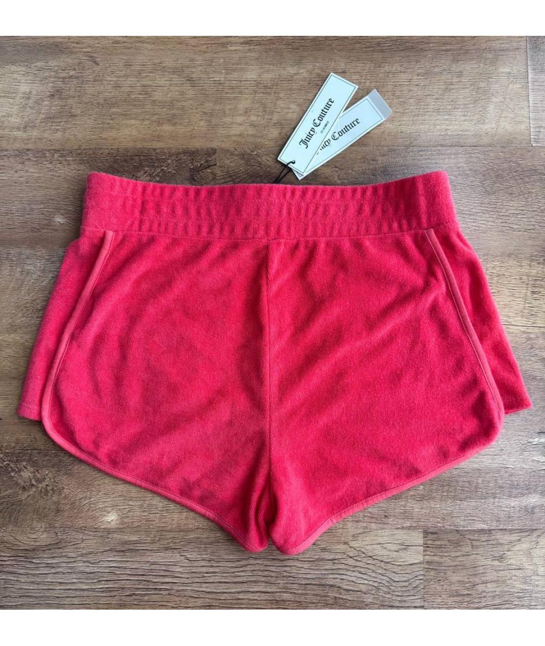 JUICY COUTURE Оранжевое хлопковые шорты, фото 2