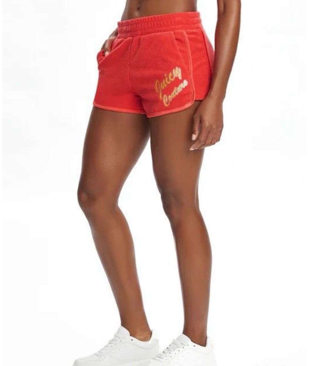 JUICY COUTURE Оранжевое хлопковые шорты, фото 7