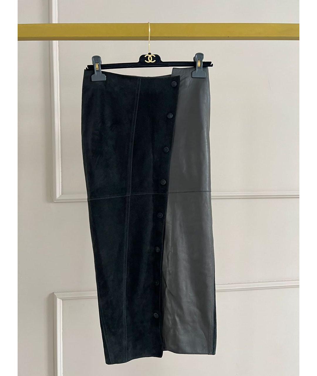 TOM FORD Черная юбка миди, фото 9