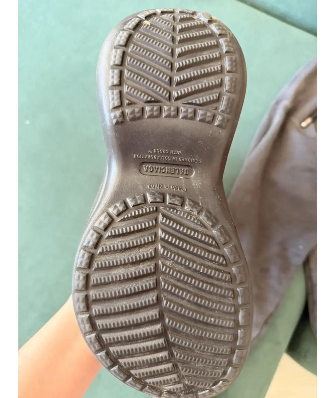 BALENCIAGA Антрацитовые сапоги, фото 4