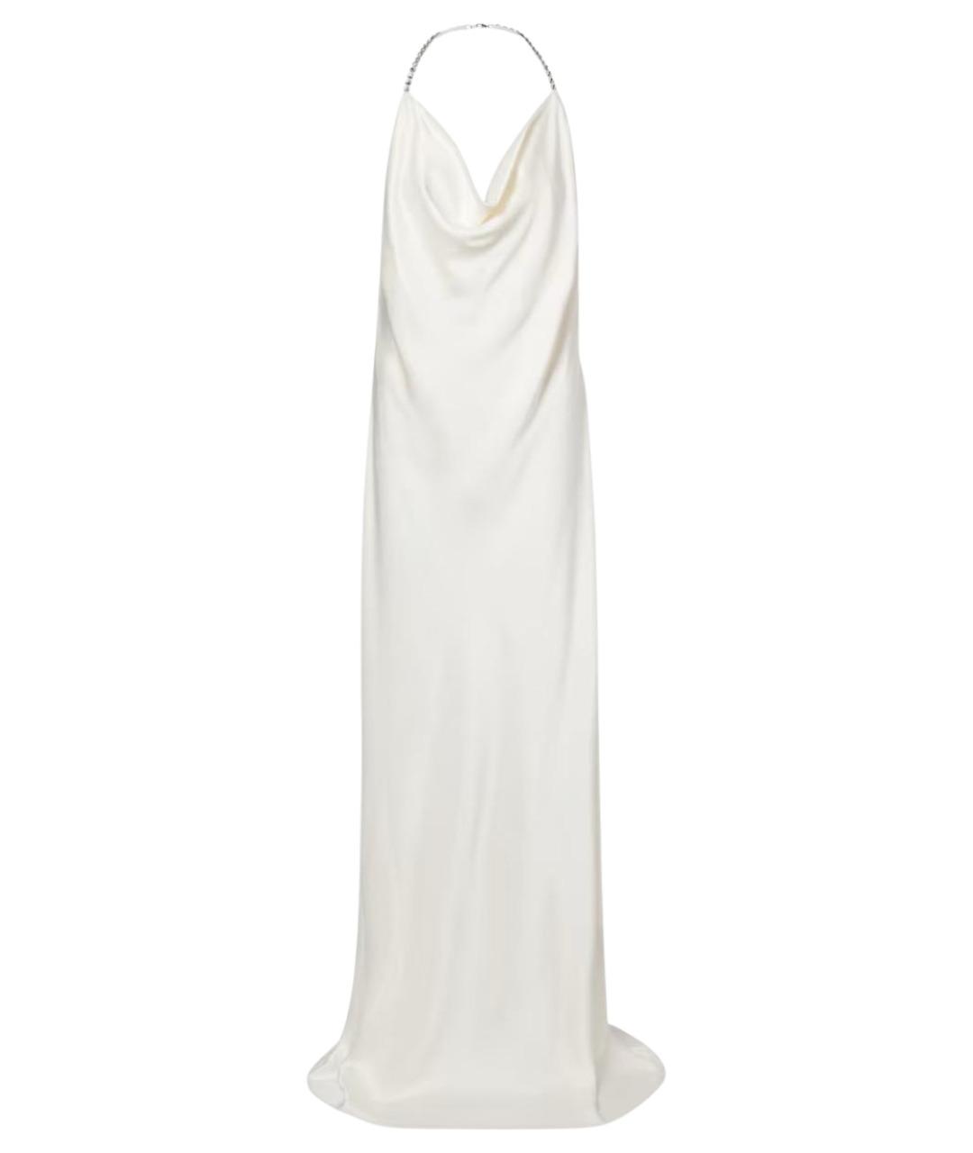 STELLA MCCARTNEY Белое ацетатное вечернее платье, фото 1