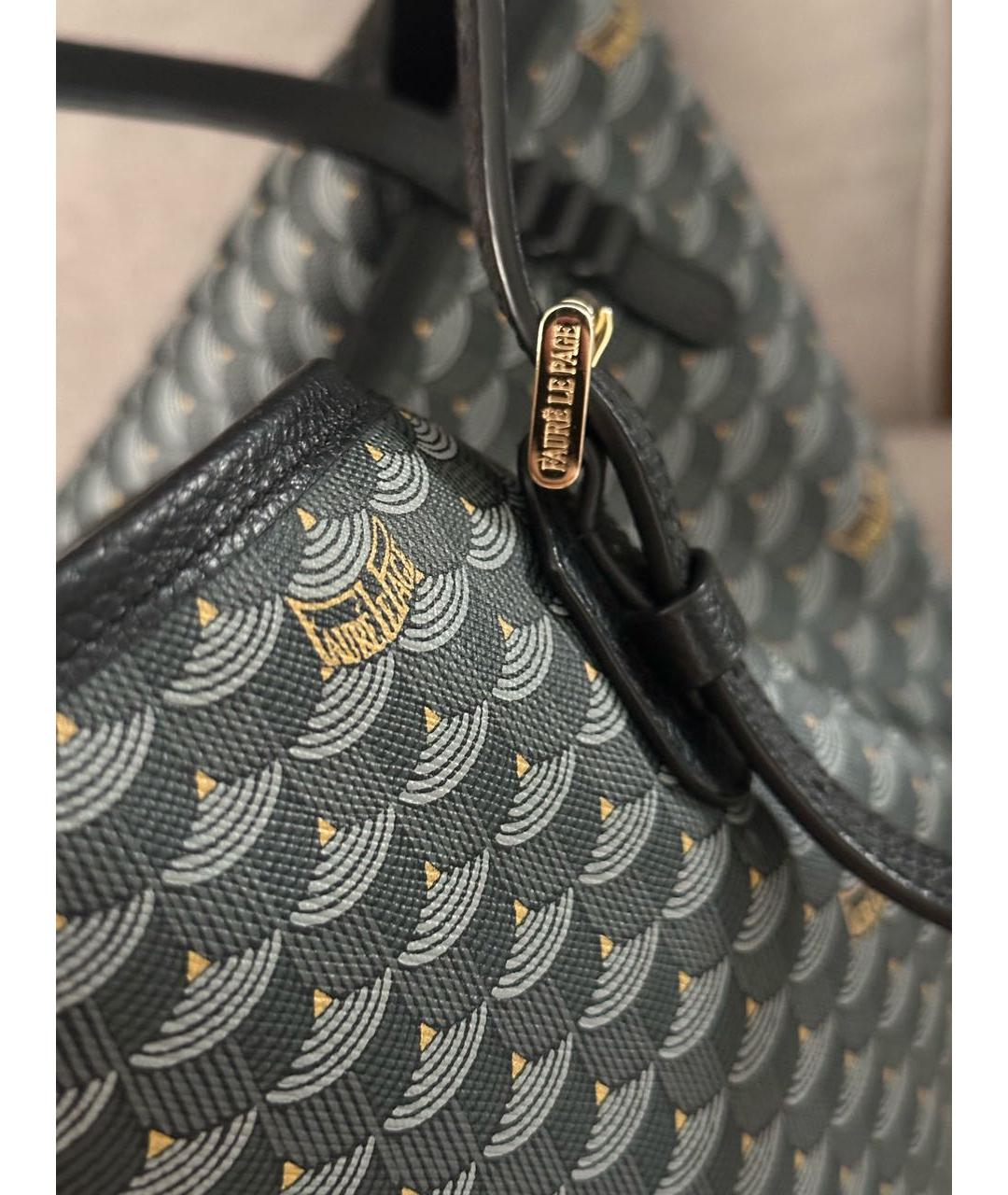 GOYARD Черная кожаная сумка тоут, фото 5