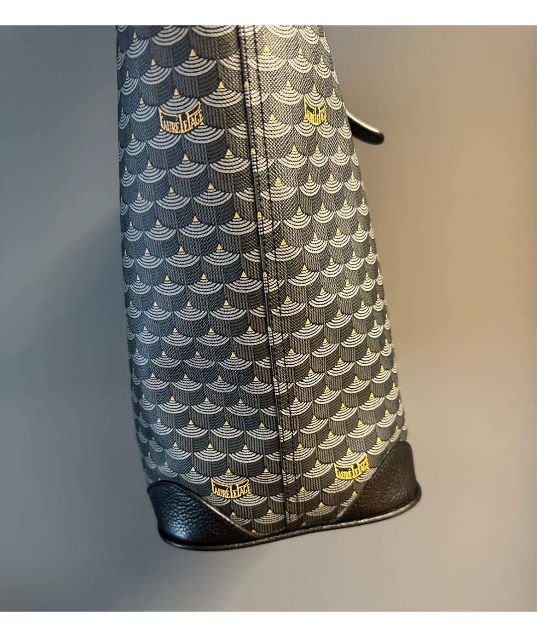 GOYARD Черная кожаная сумка тоут, фото 3