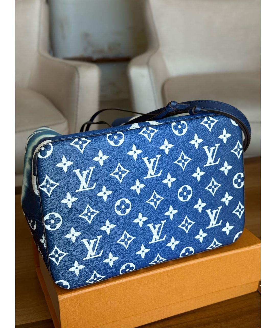 LOUIS VUITTON Синяя сумка через плечо, фото 7