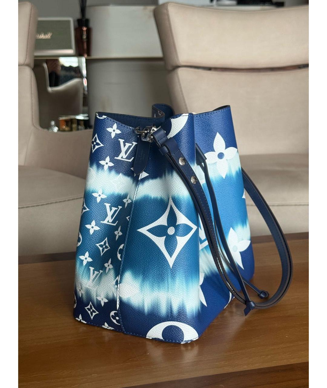 LOUIS VUITTON Синяя сумка через плечо, фото 5