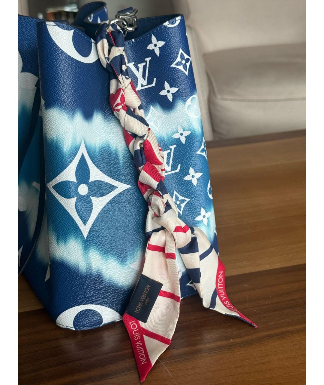 LOUIS VUITTON Синяя сумка через плечо, фото 7