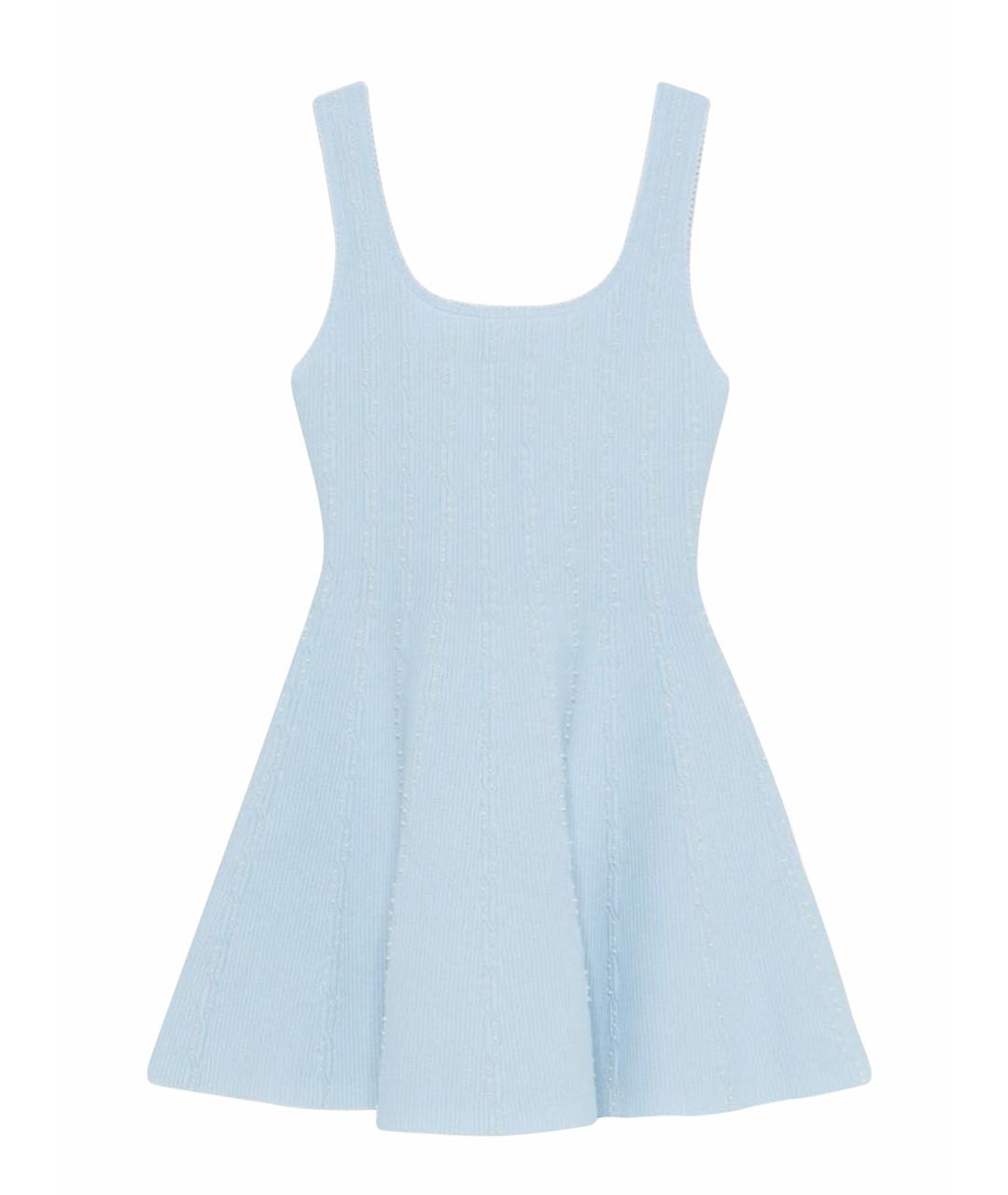 SANDRO Голубое повседневное платье, фото 1