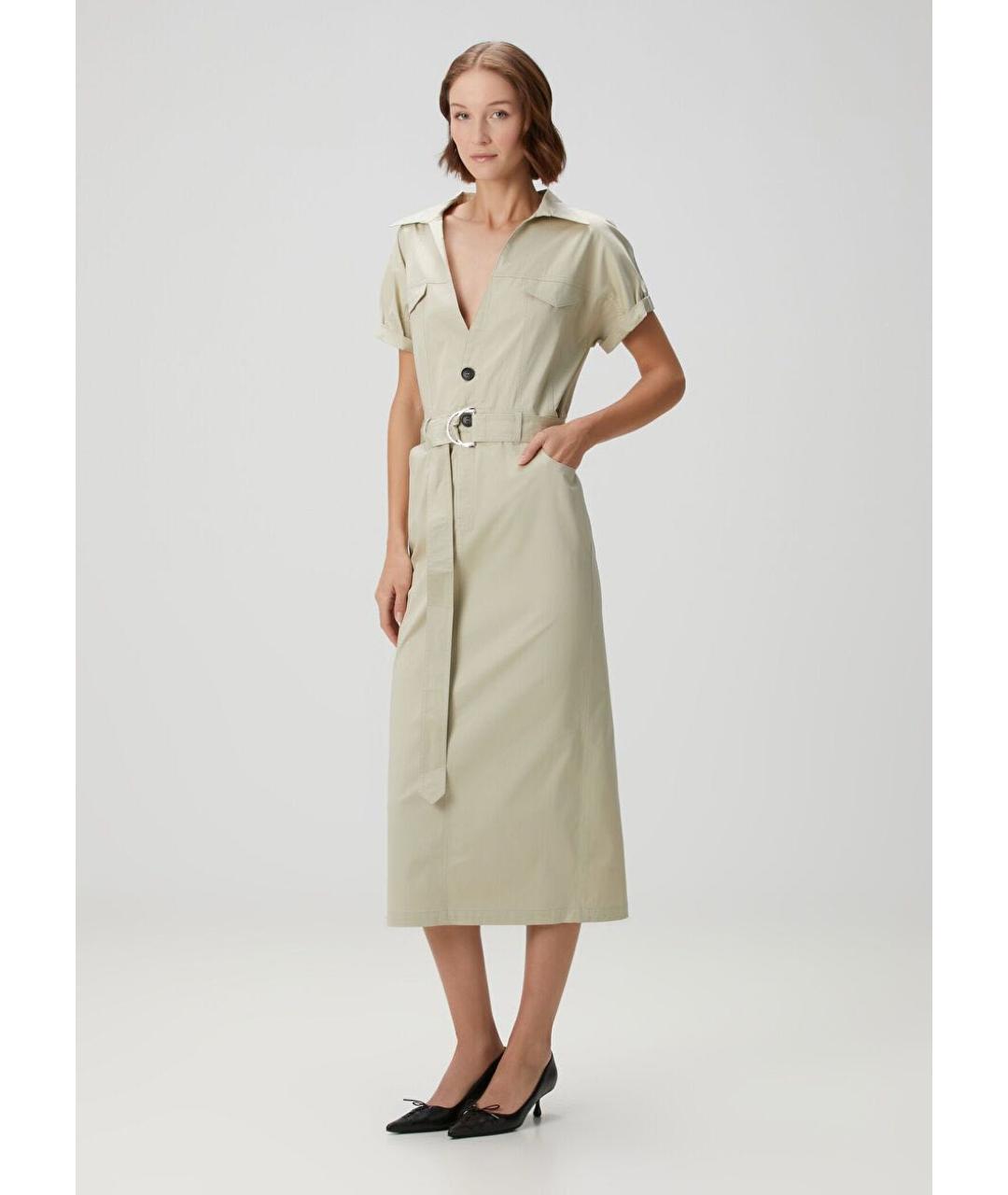 HALFBOY Бежевое повседневное платье, фото 5