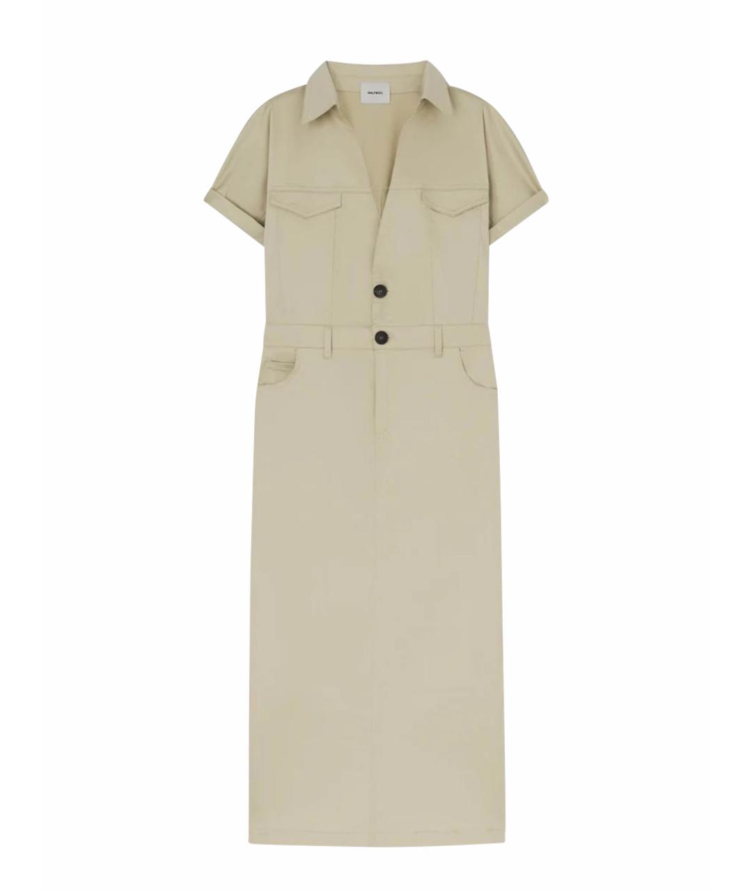 HALFBOY Бежевое повседневное платье, фото 1