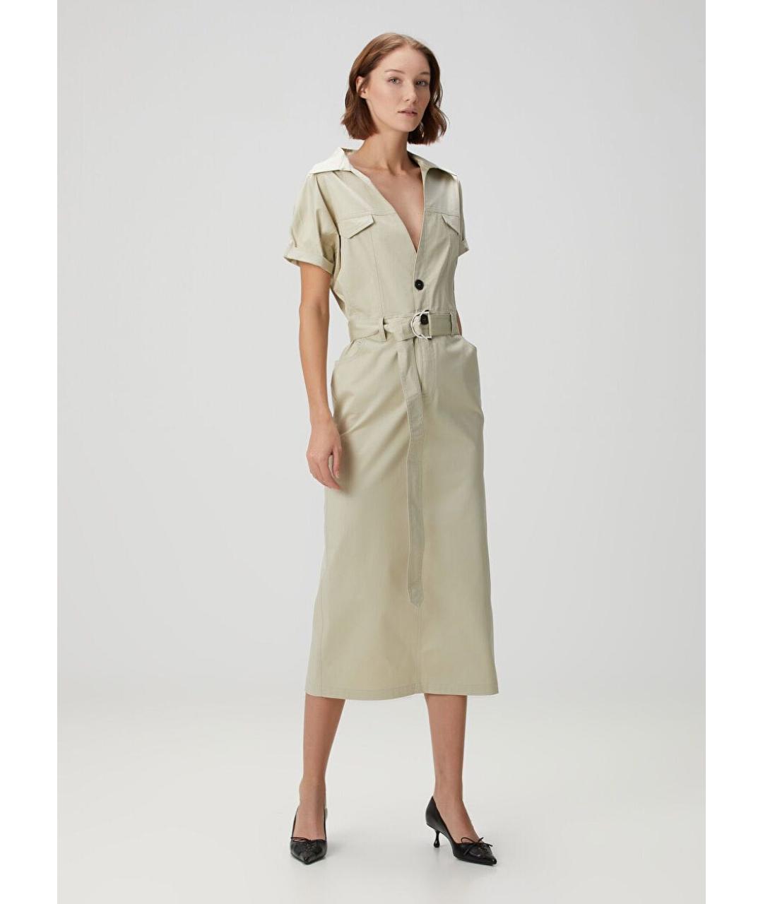 HALFBOY Бежевое повседневное платье, фото 6