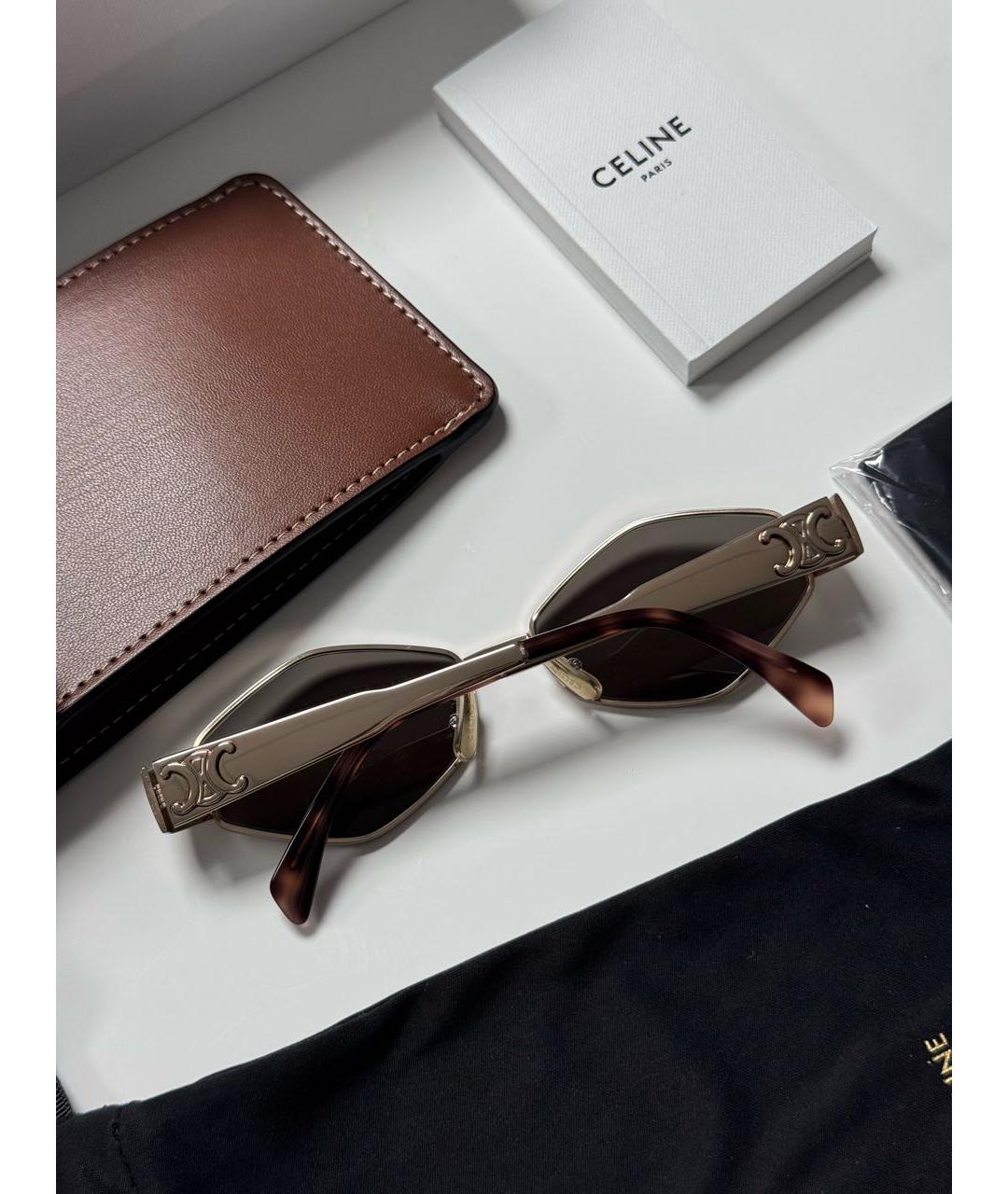 CELINE Металлические солнцезащитные очки, фото 6