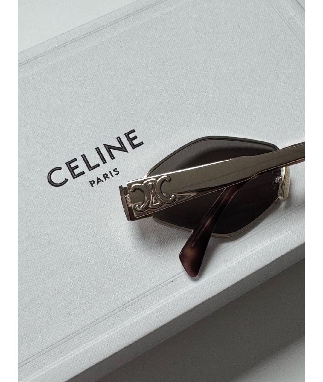 CELINE Металлические солнцезащитные очки, фото 3
