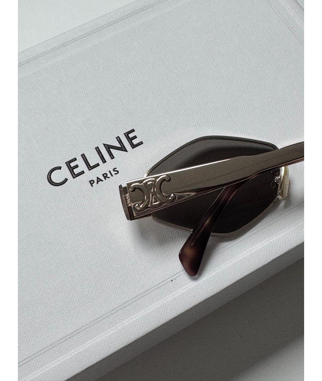 CELINE Металлические солнцезащитные очки, фото 3